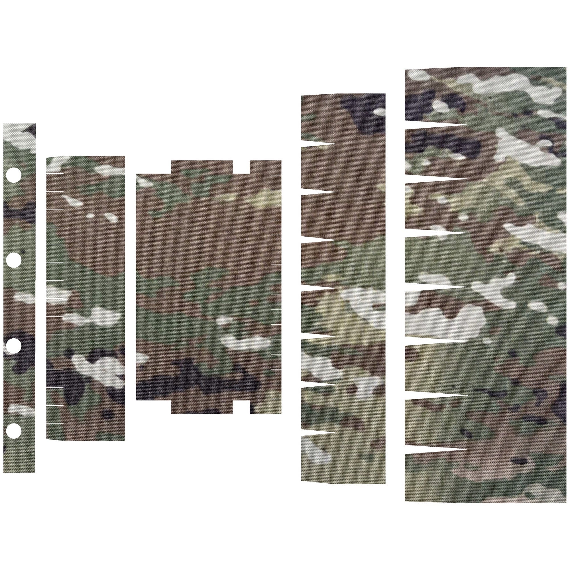 SureFire Mini Scout M300/M340 (DF/DFT) light wrap kit outline, MultiCam (M300/M340-DFT)