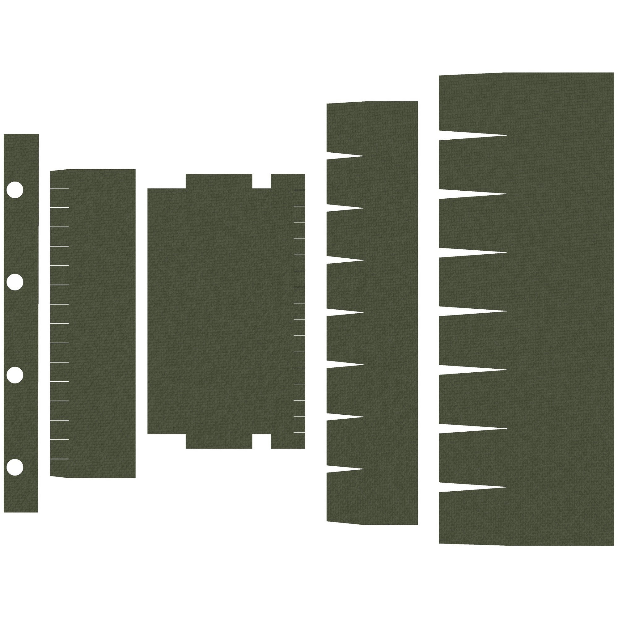 SureFire Mini Scout M300/M340 (DF/DFT) light wrap kit outline, OD Green (M300/M340-DFT)