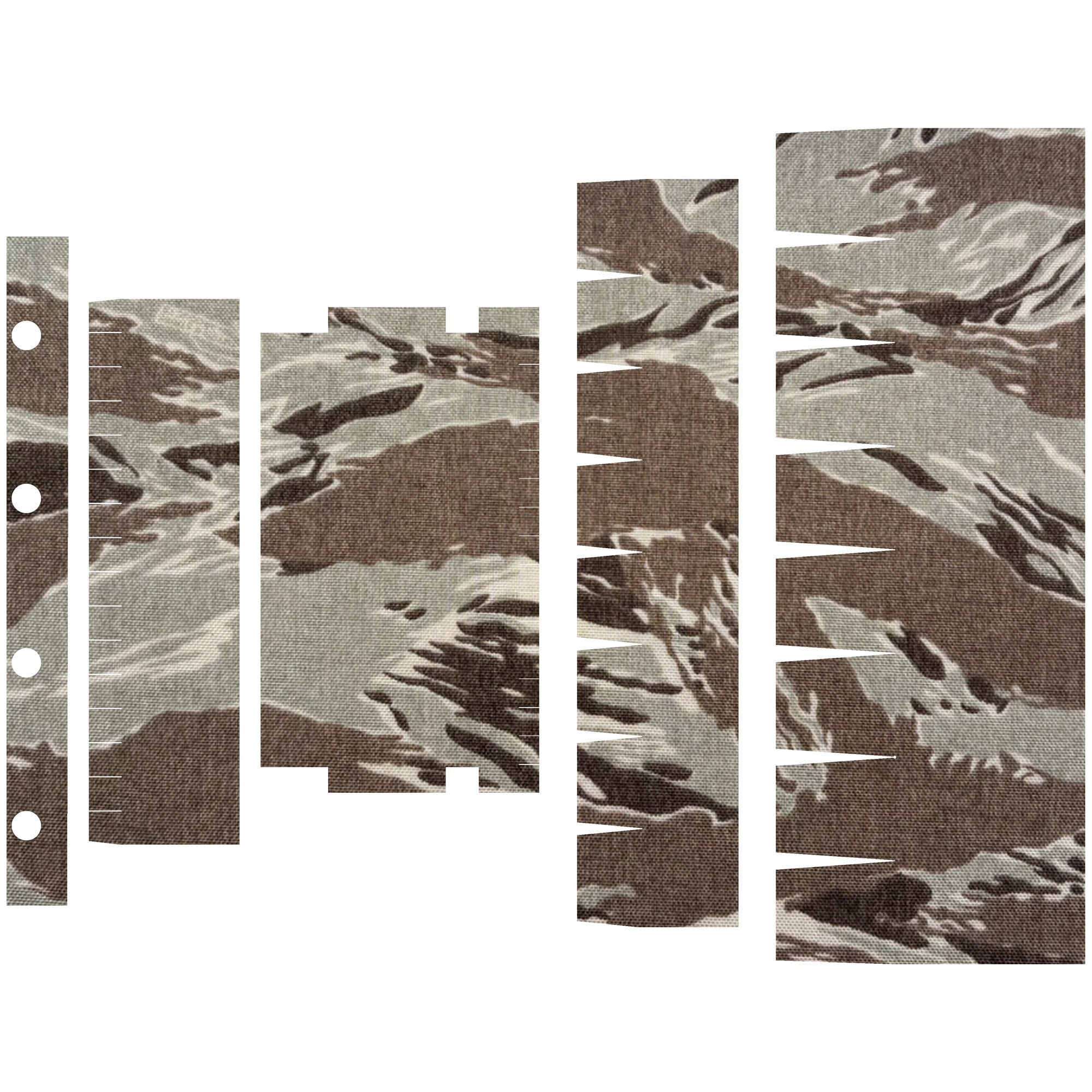 SureFire Mini Scout M300/M340 (DF/DFT) light wrap kit outline, Tiger Stripe (Desert) (M300/M340-DFT)