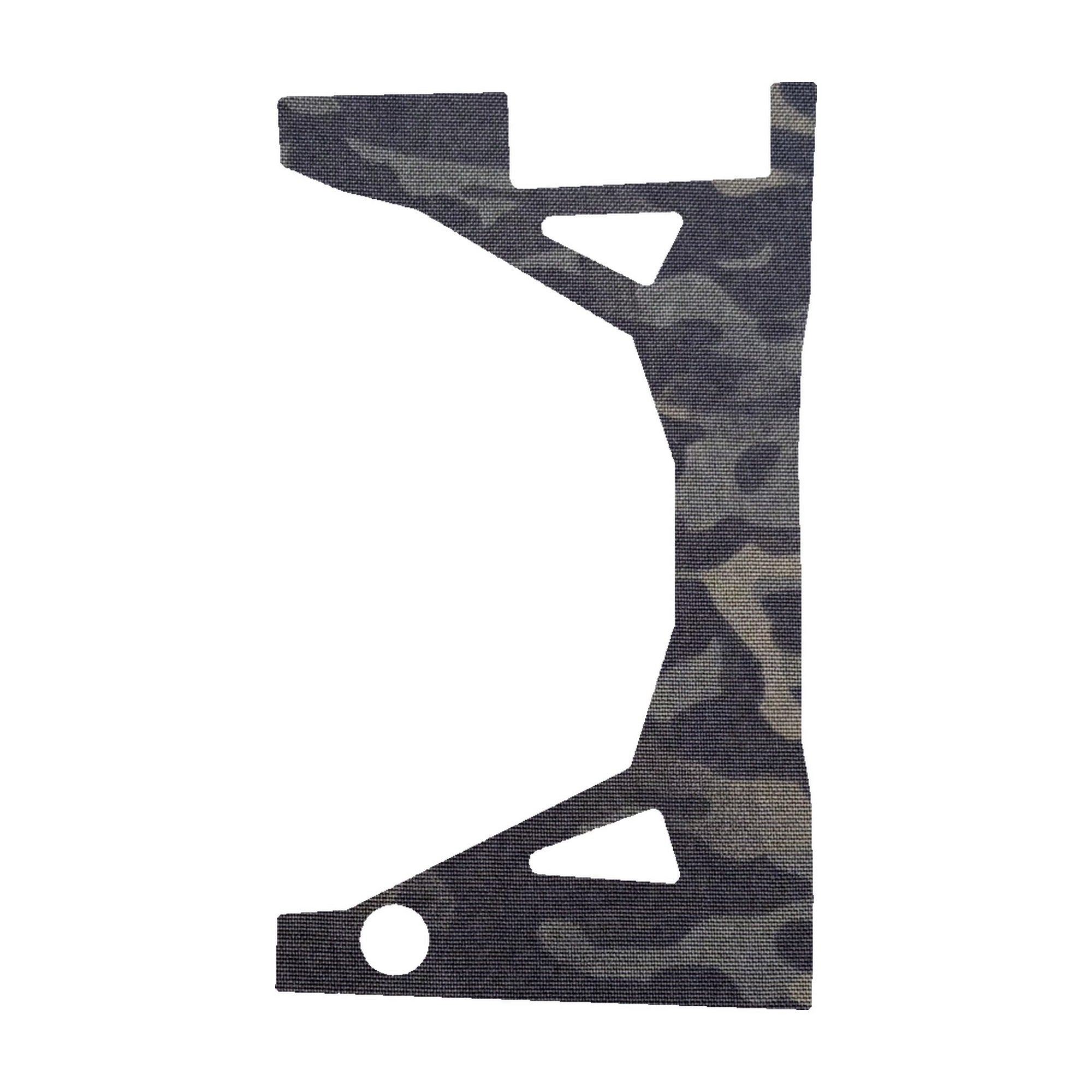 Swampfox Justice optic wrap kit outline, MultiCam Black