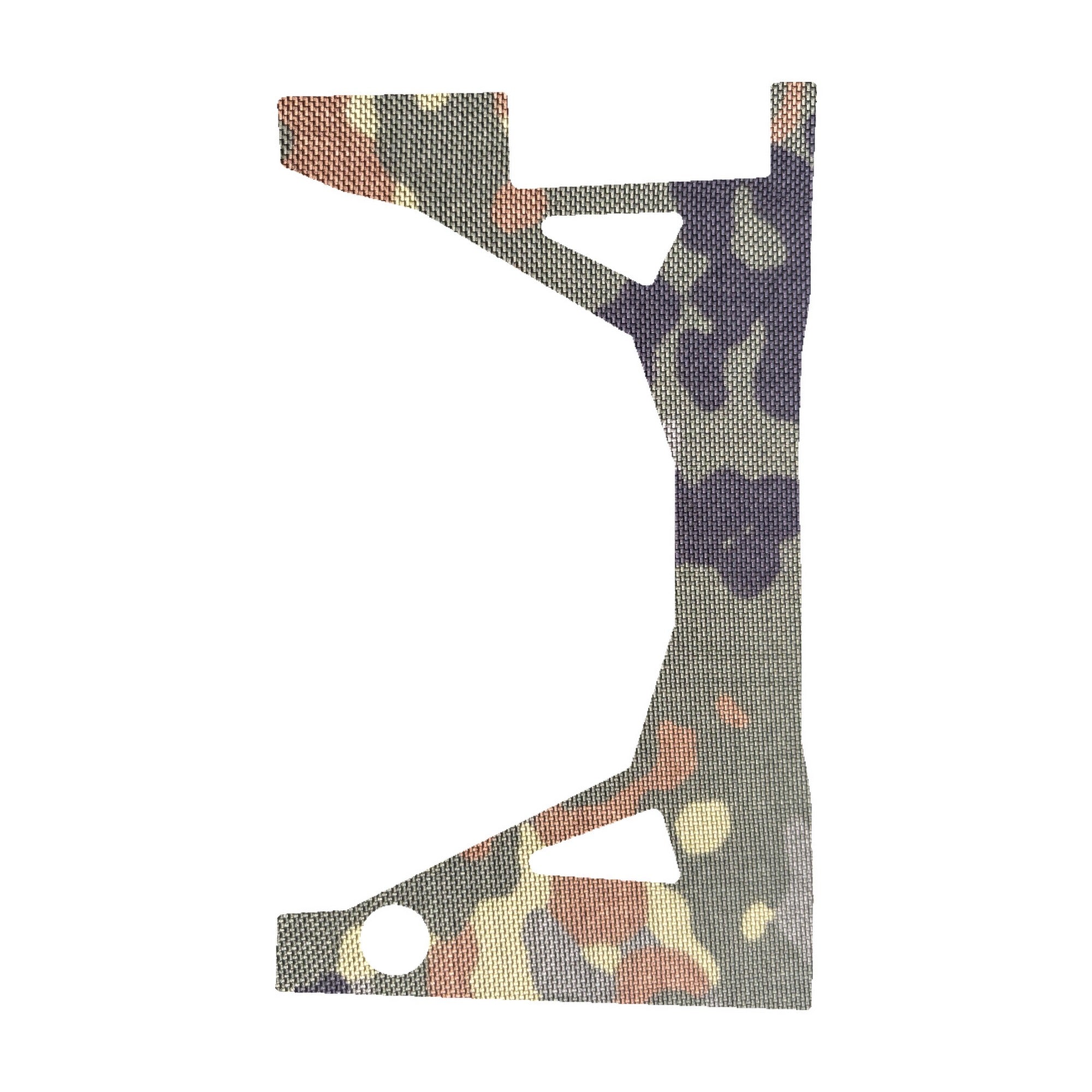 Swampfox Justice optic wrap kit outline, Flecktarn