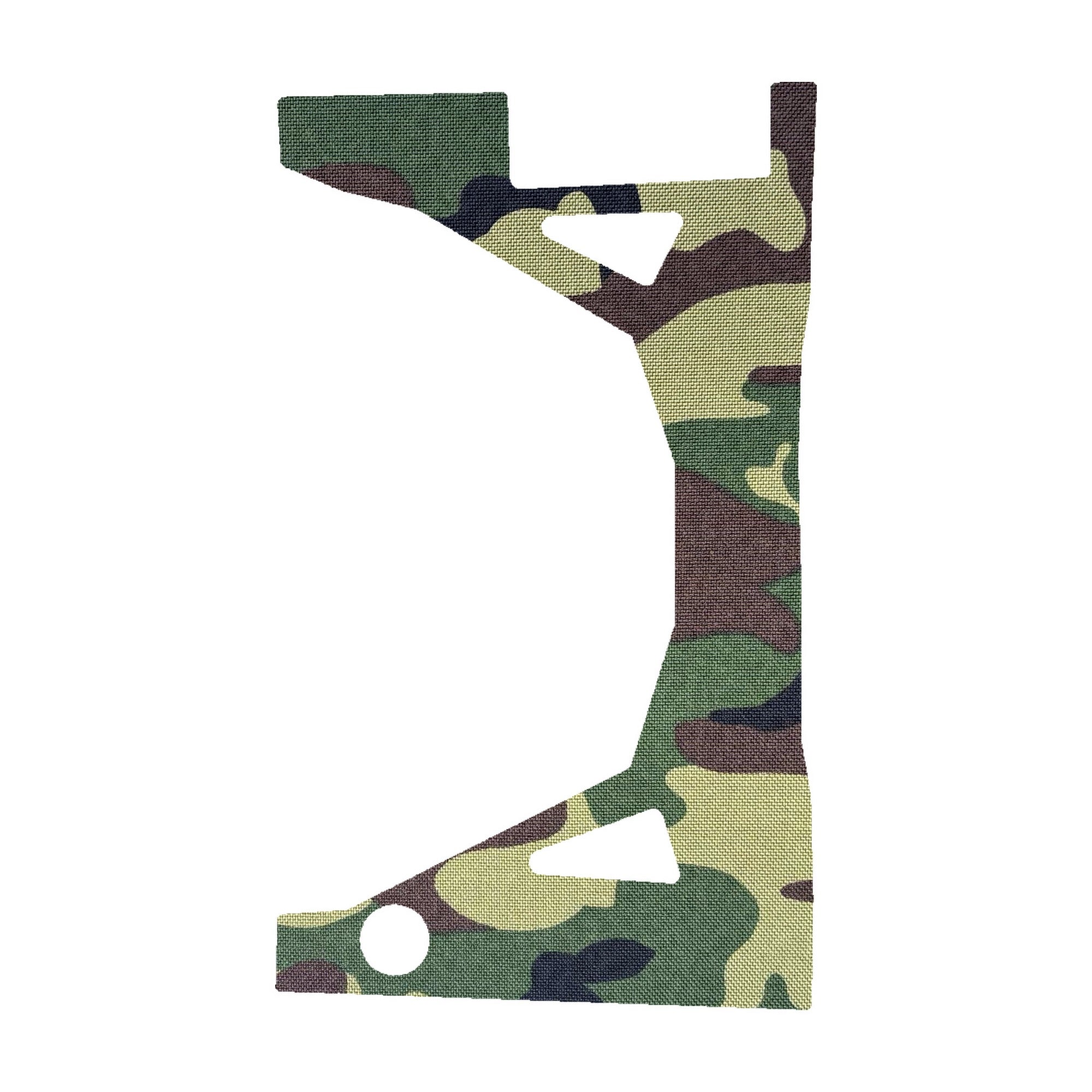 Swampfox Justice optic wrap kit outline, M81 Woodland