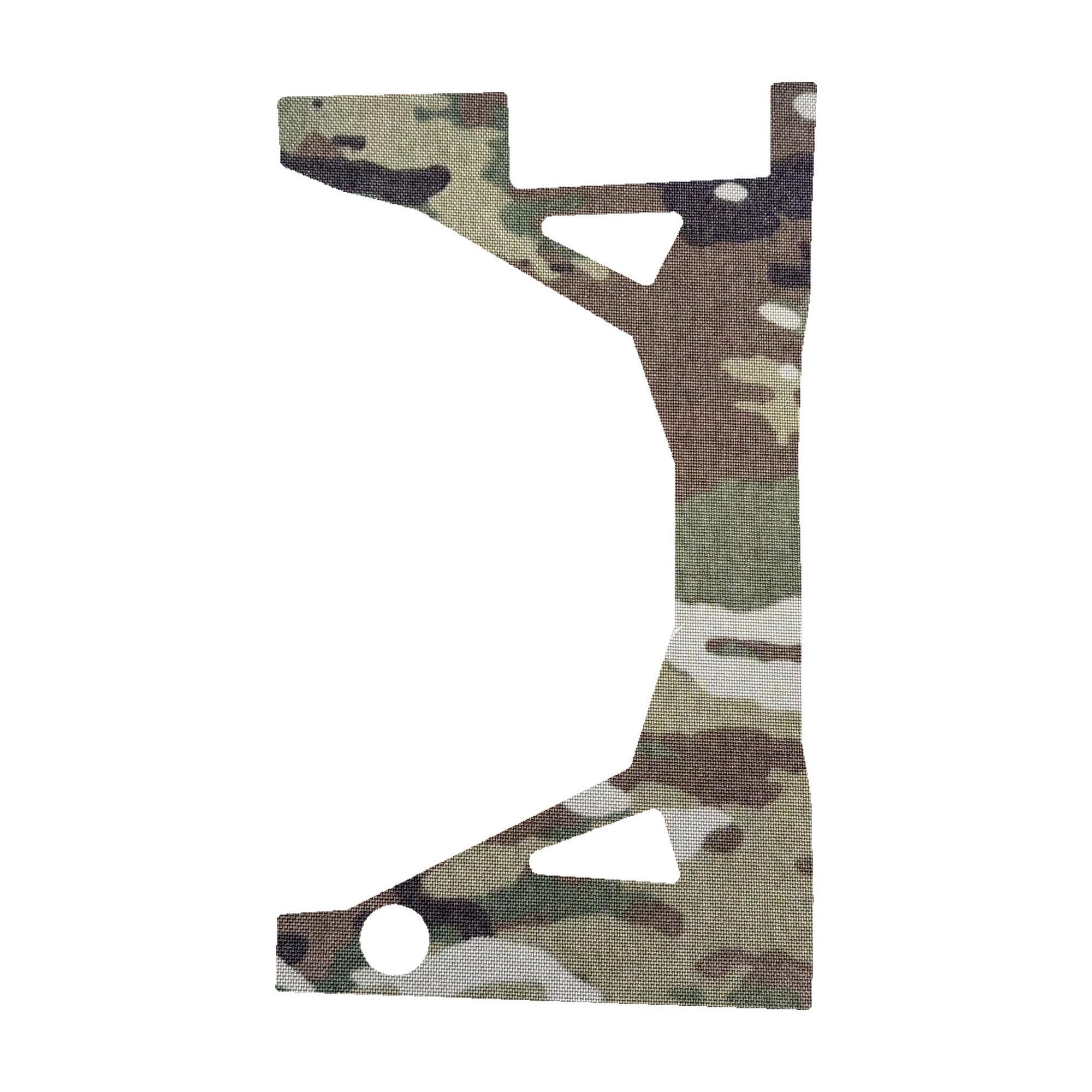 Swampfox Justice optic wrap kit outline, MultiCam