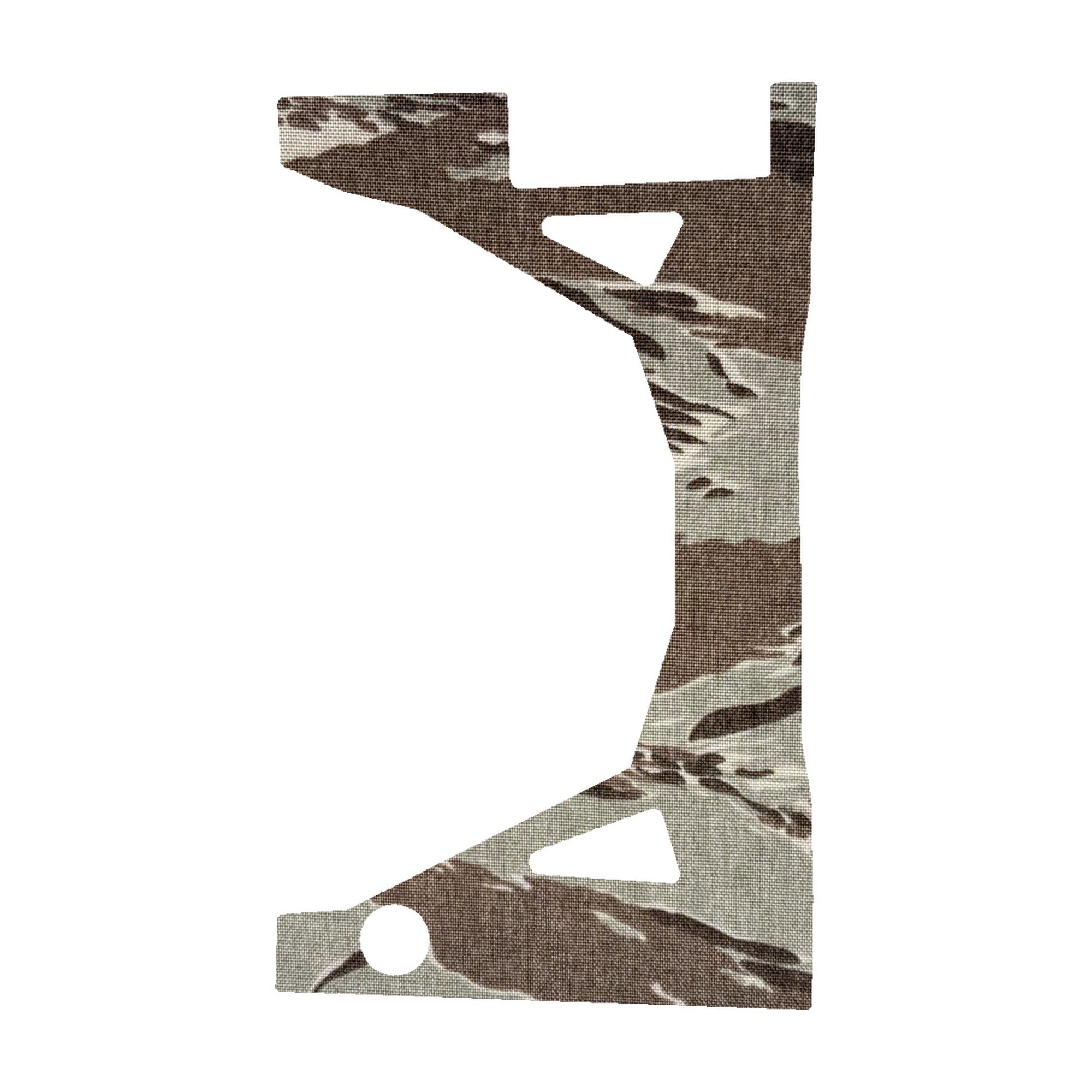 Swampfox Justice optic wrap kit outline, Tiger Stripe (Desert)