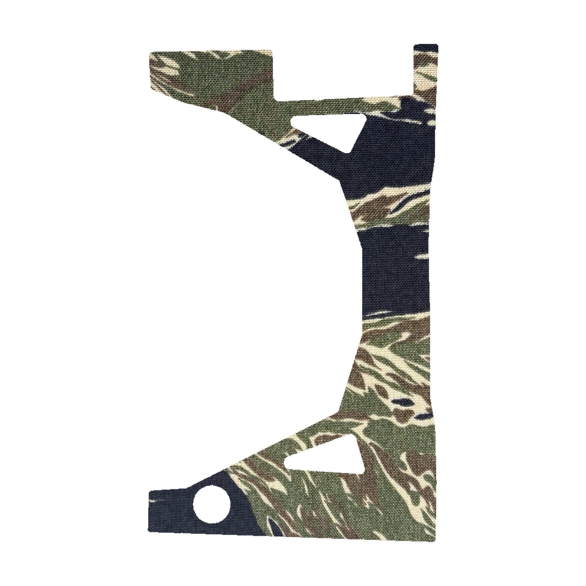 Swampfox Justice optic wrap kit outline, Tiger Stripe (Green/Black)