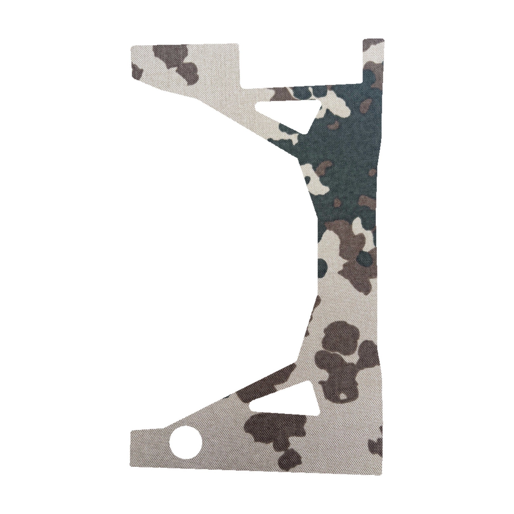 Swampfox Justice optic wrap kit outline, Tropentarn