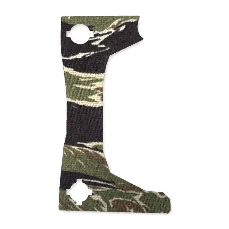 Swampfox Sentinel optic wrap kit outline, Tiger Stripe (Green/Black)