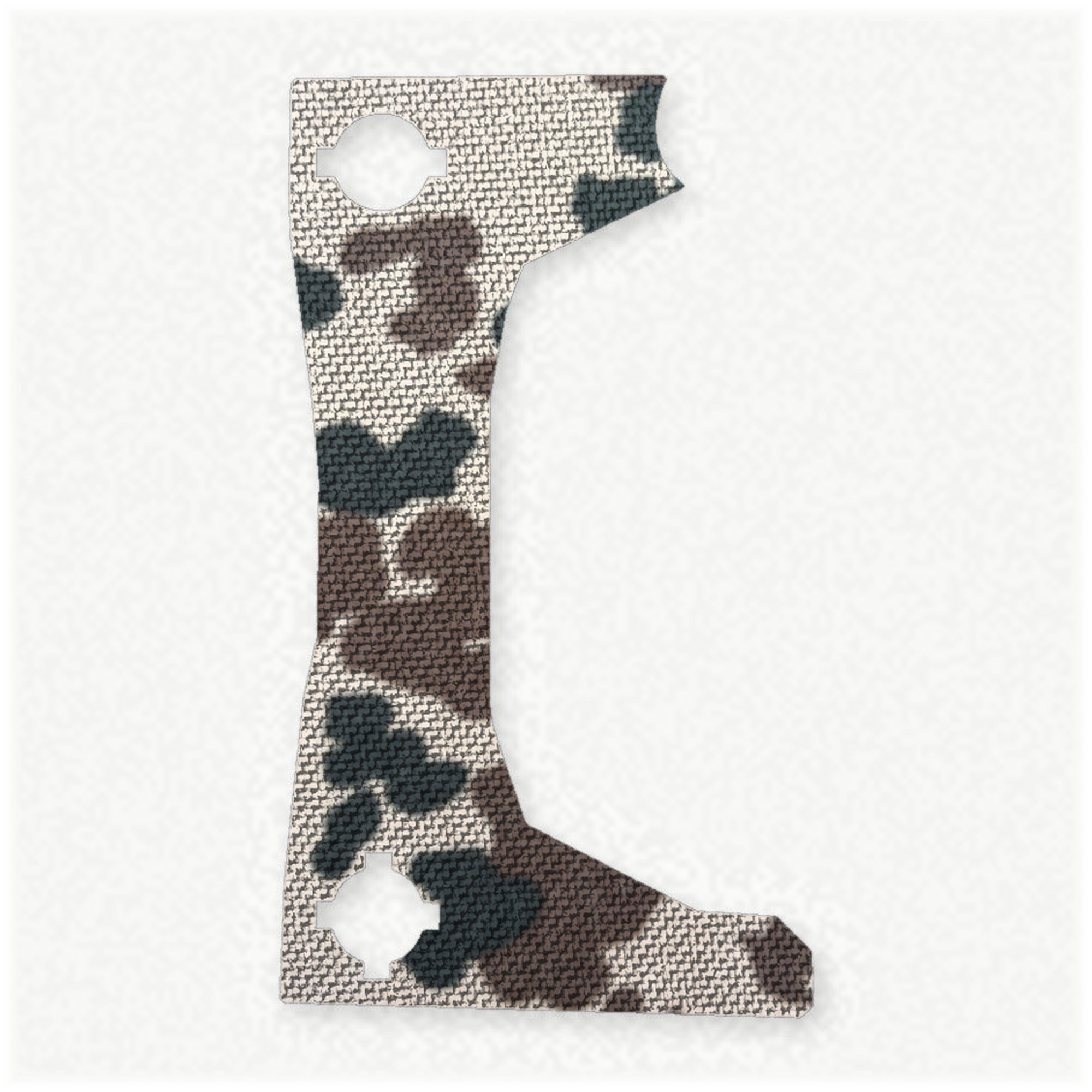 Swampfox Sentinel optic wrap kit outline, Tropentarn