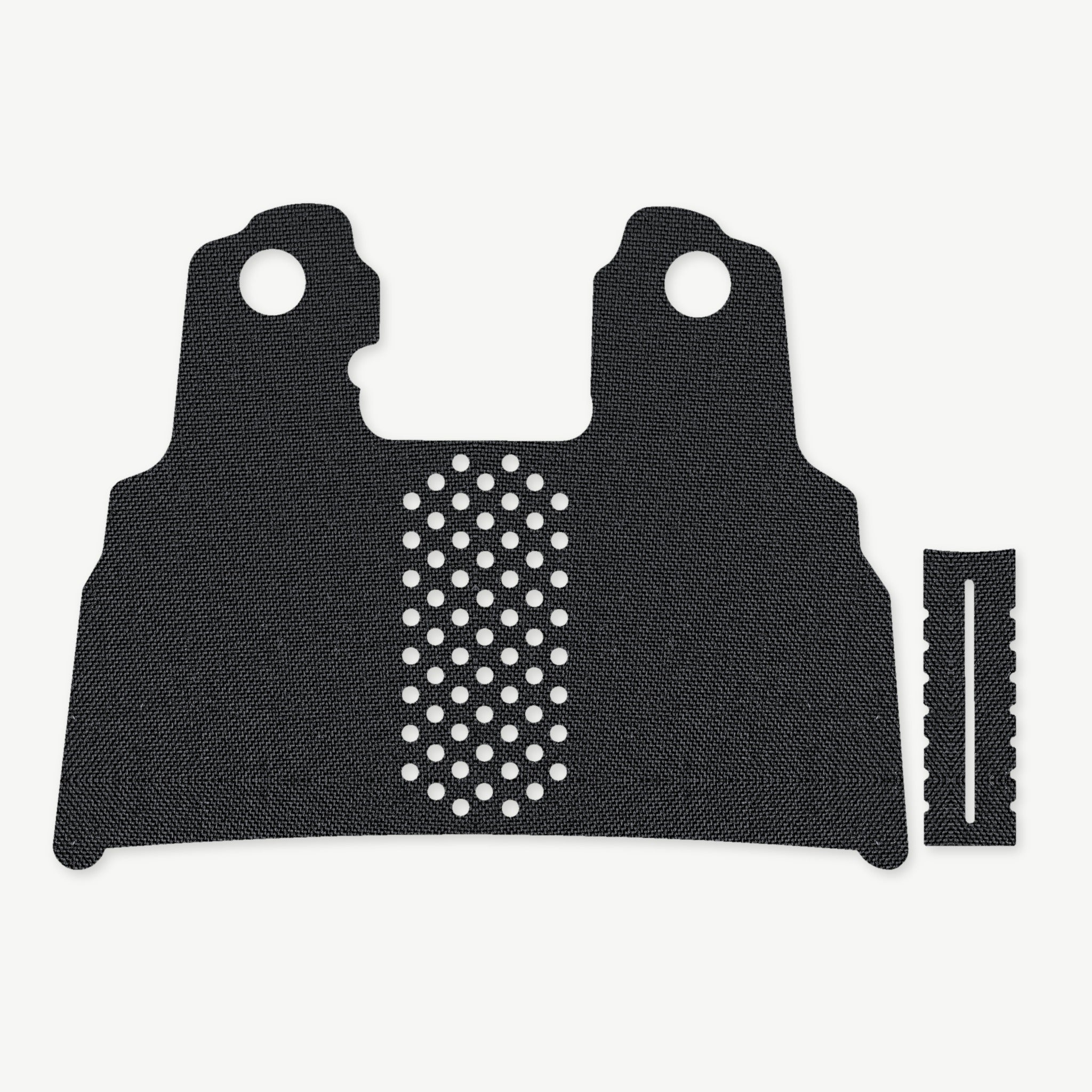 Grip Kit for Tisas 1911 Double Stack and LFA Apollo 11 (9mm) - die-cut Cordura 1000D kit pieces in Black - Combat Textiles