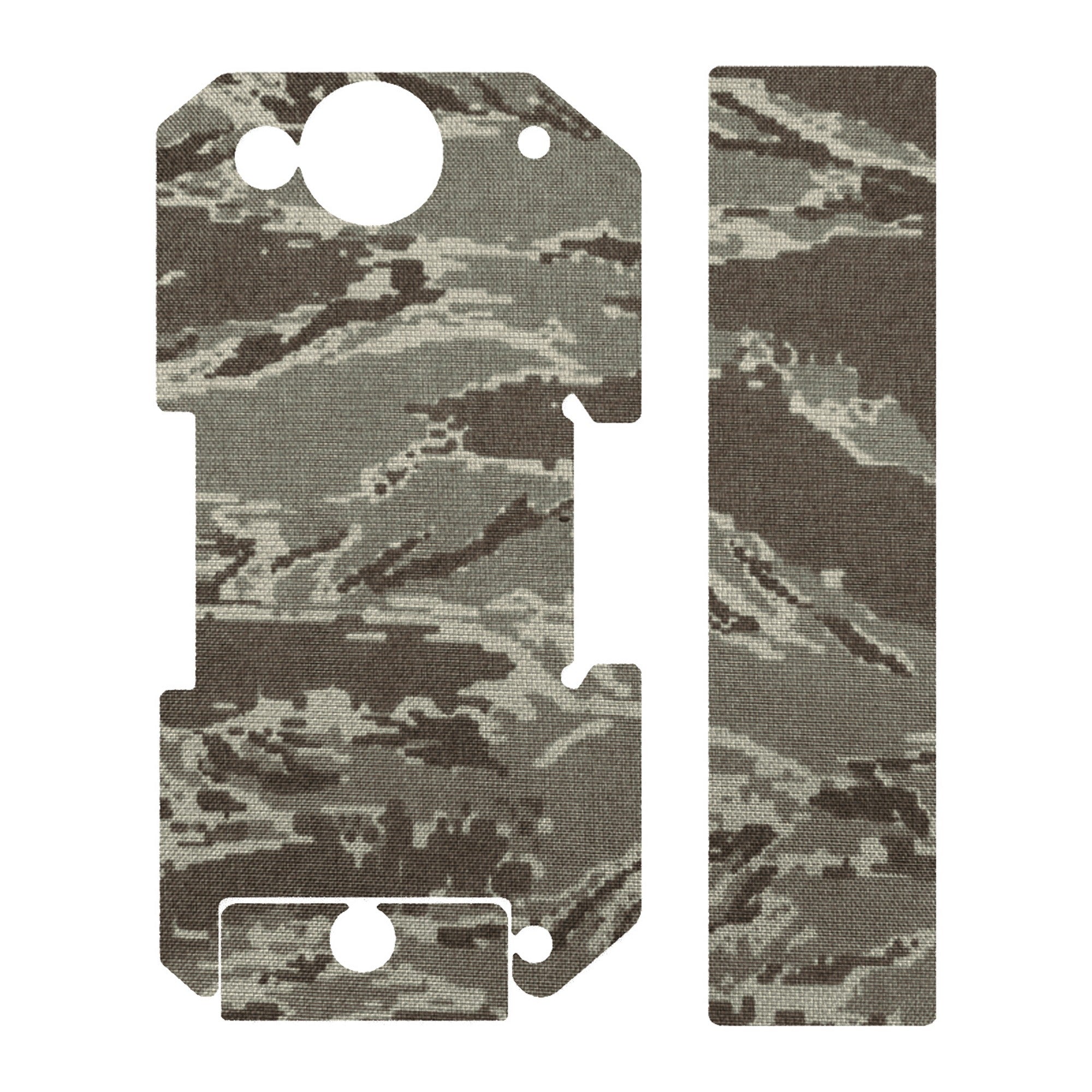Streamlight TLR-1 / 1S /1 HL light wrap kit outline, Tiger Stripe (ABU)