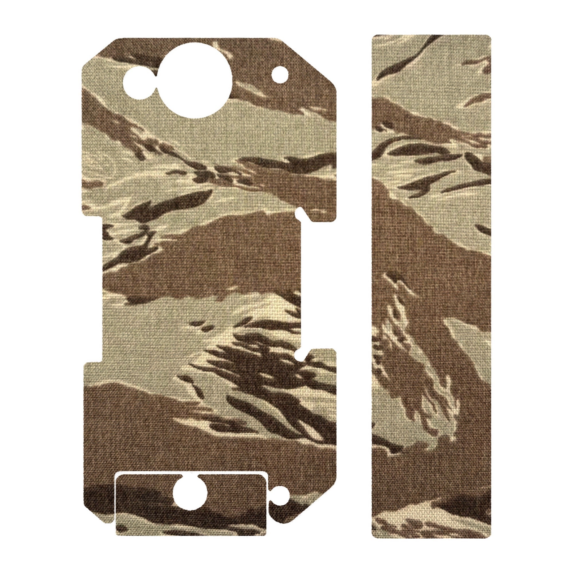 Streamlight TLR-1 / 1S /1 HL light wrap kit outline, Tiger Stripe (Desert)