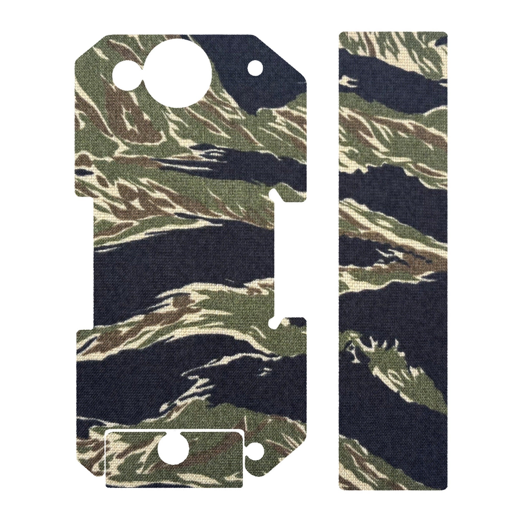 Streamlight TLR-1 / 1S /1 HL light wrap kit outline, Tiger Stripe (Green/Black)