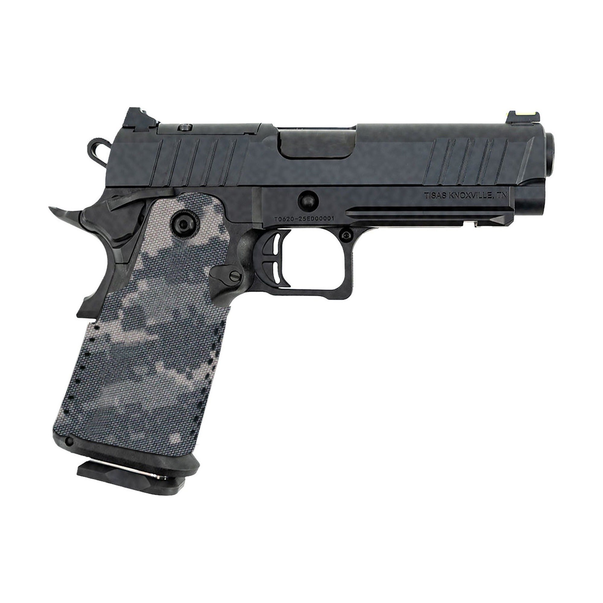 Tisas 1911 Double Stack (9mm) Cordura grip wrap, ACU