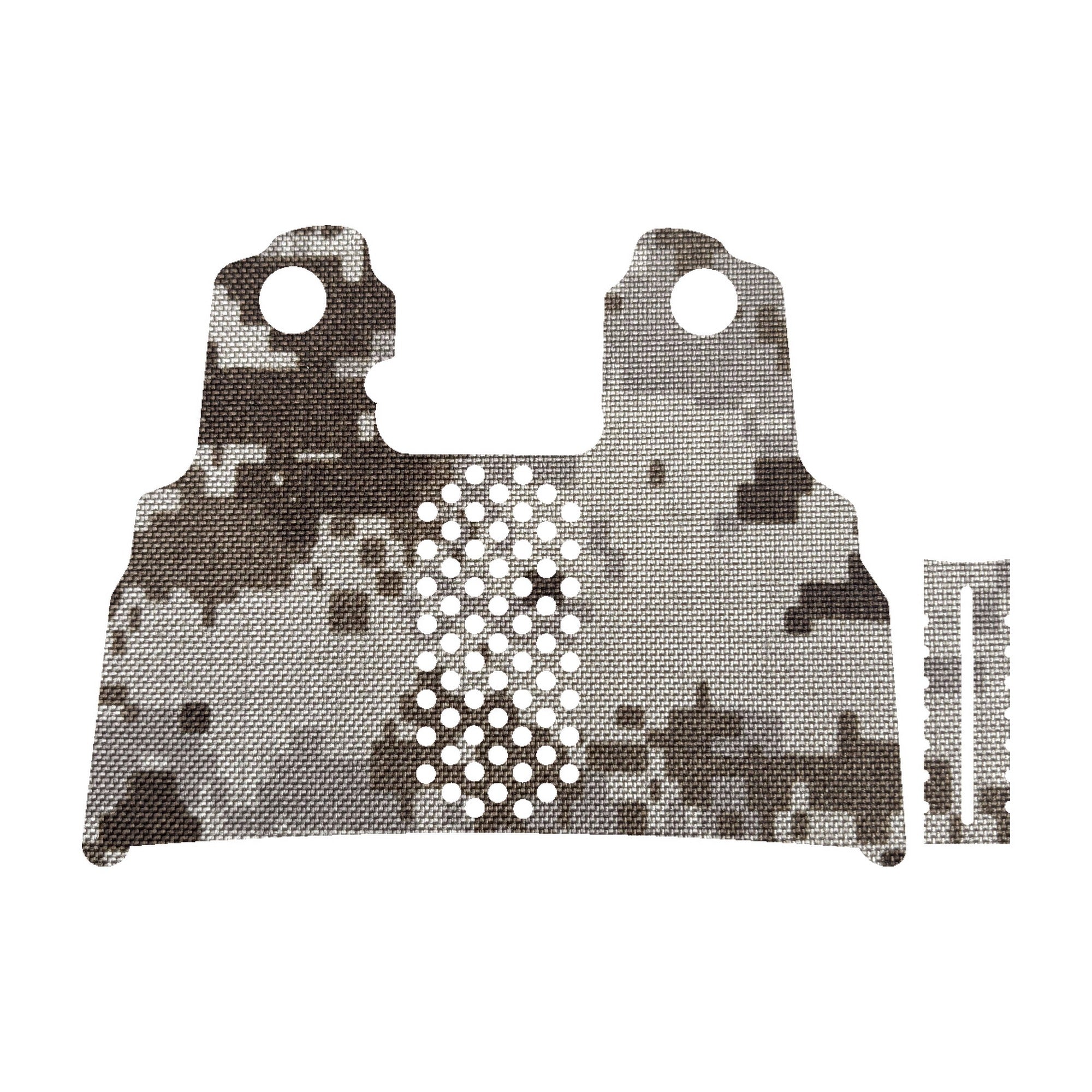 Tisas 1911 Double Stack (9mm) grip wrap kit outline, ACU (Desert)