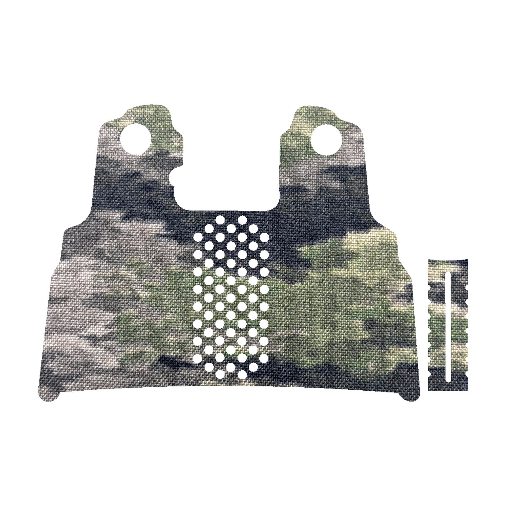 Tisas 1911 Double Stack (9mm) grip wrap kit outline, A-TACS iX