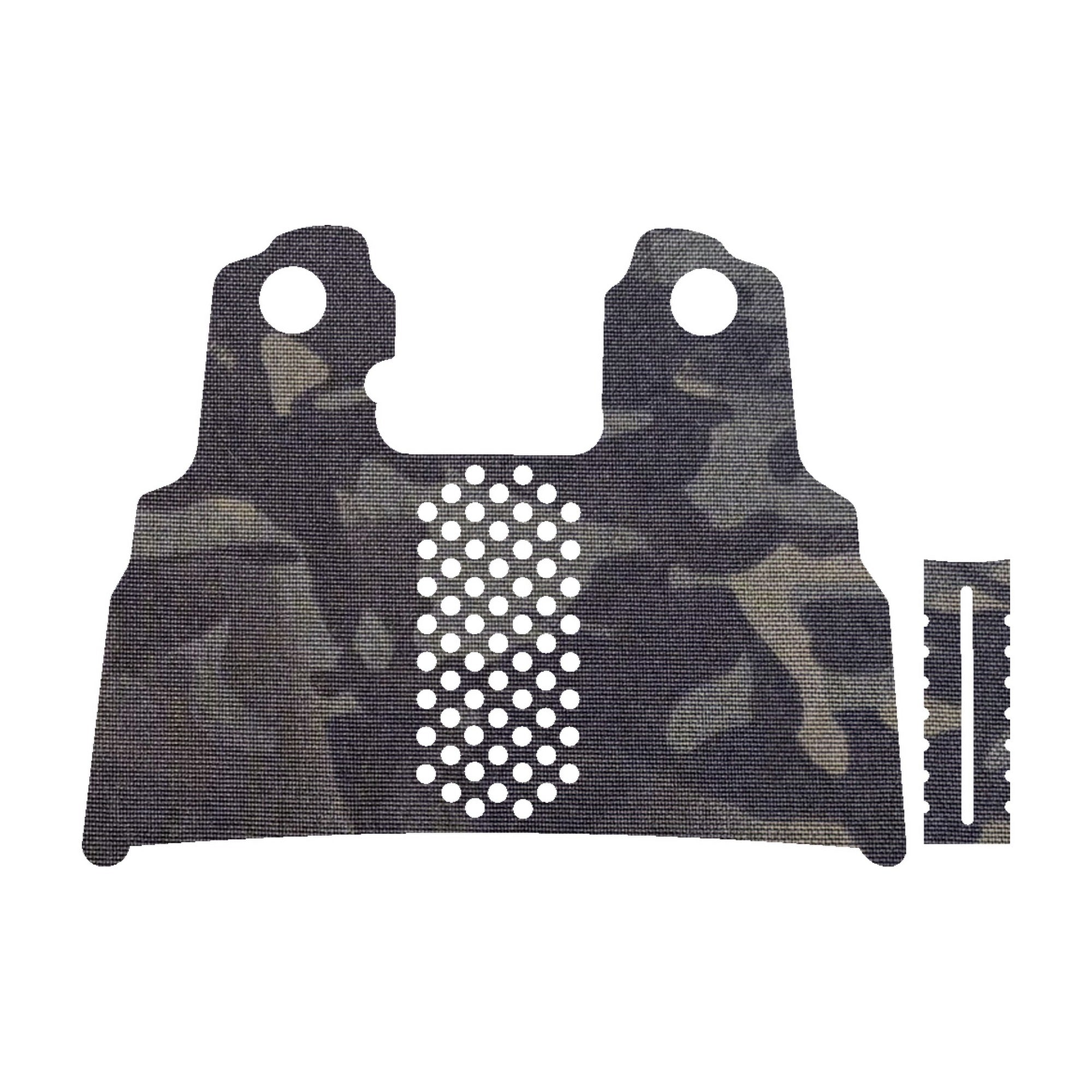 Tisas 1911 Double Stack (9mm) grip wrap kit outline, MultiCam Black