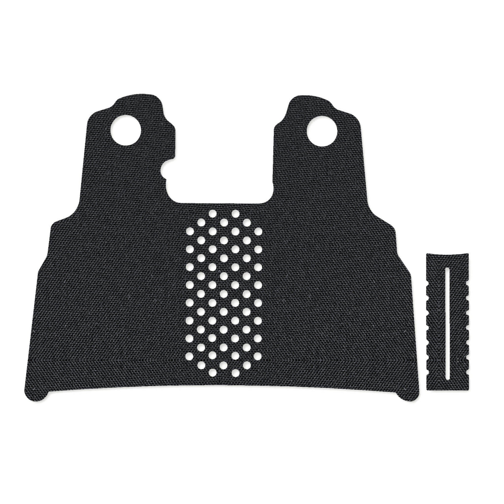 Tisas 1911 Double Stack (9mm) grip wrap kit outline, Black
