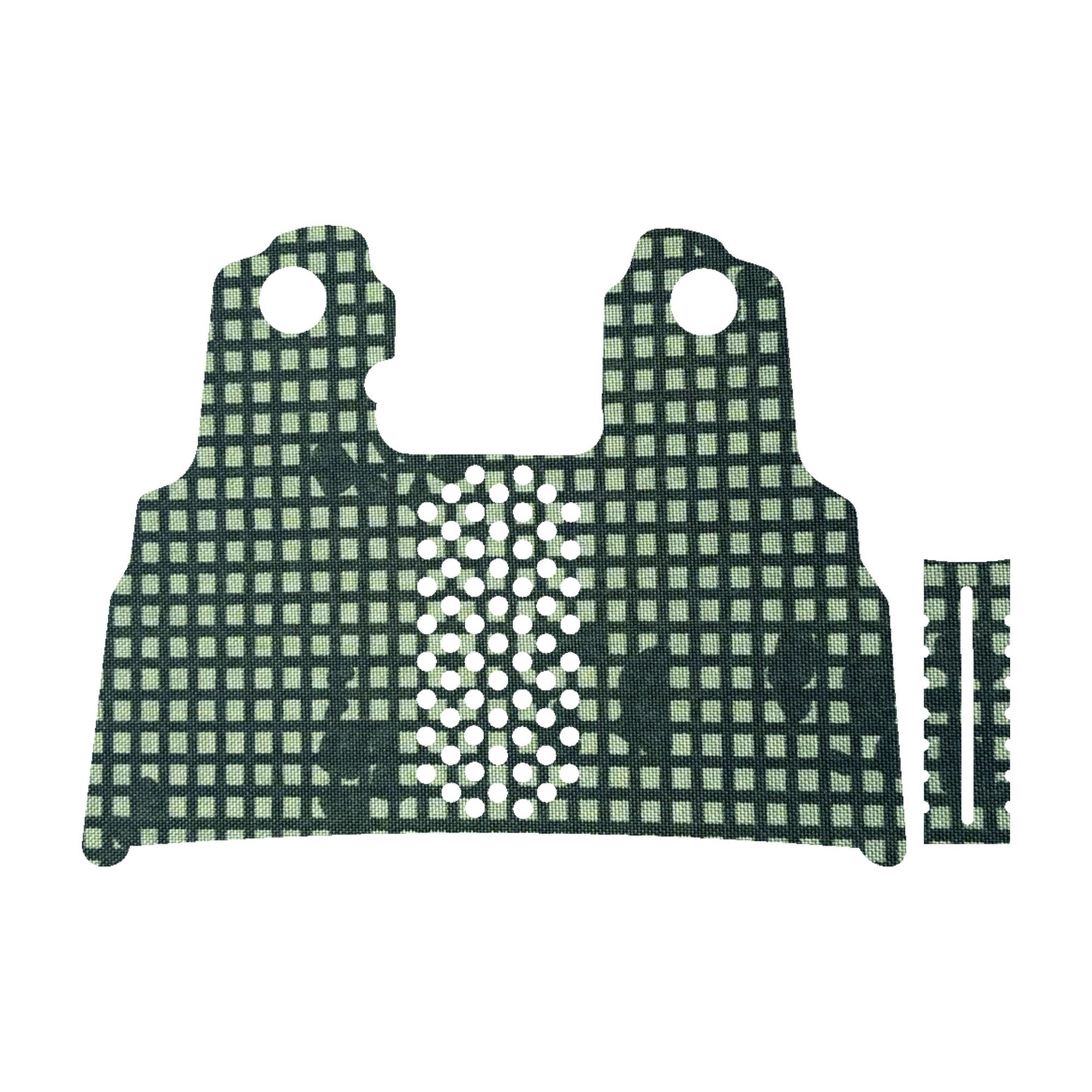 Tisas 1911 Double Stack (9mm) grip wrap kit outline, Desert Night Camo