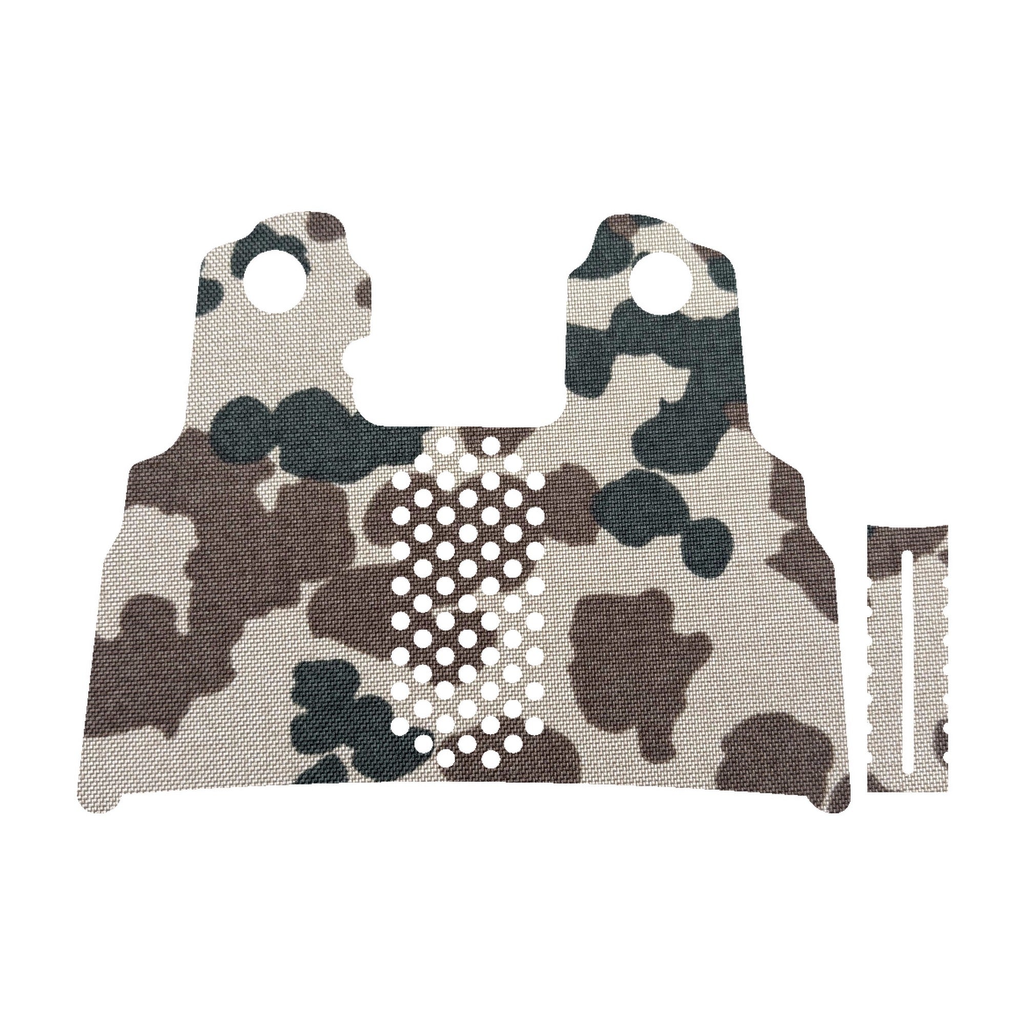 Tisas 1911 Double Stack (9mm) grip wrap kit outline, Tropentarn