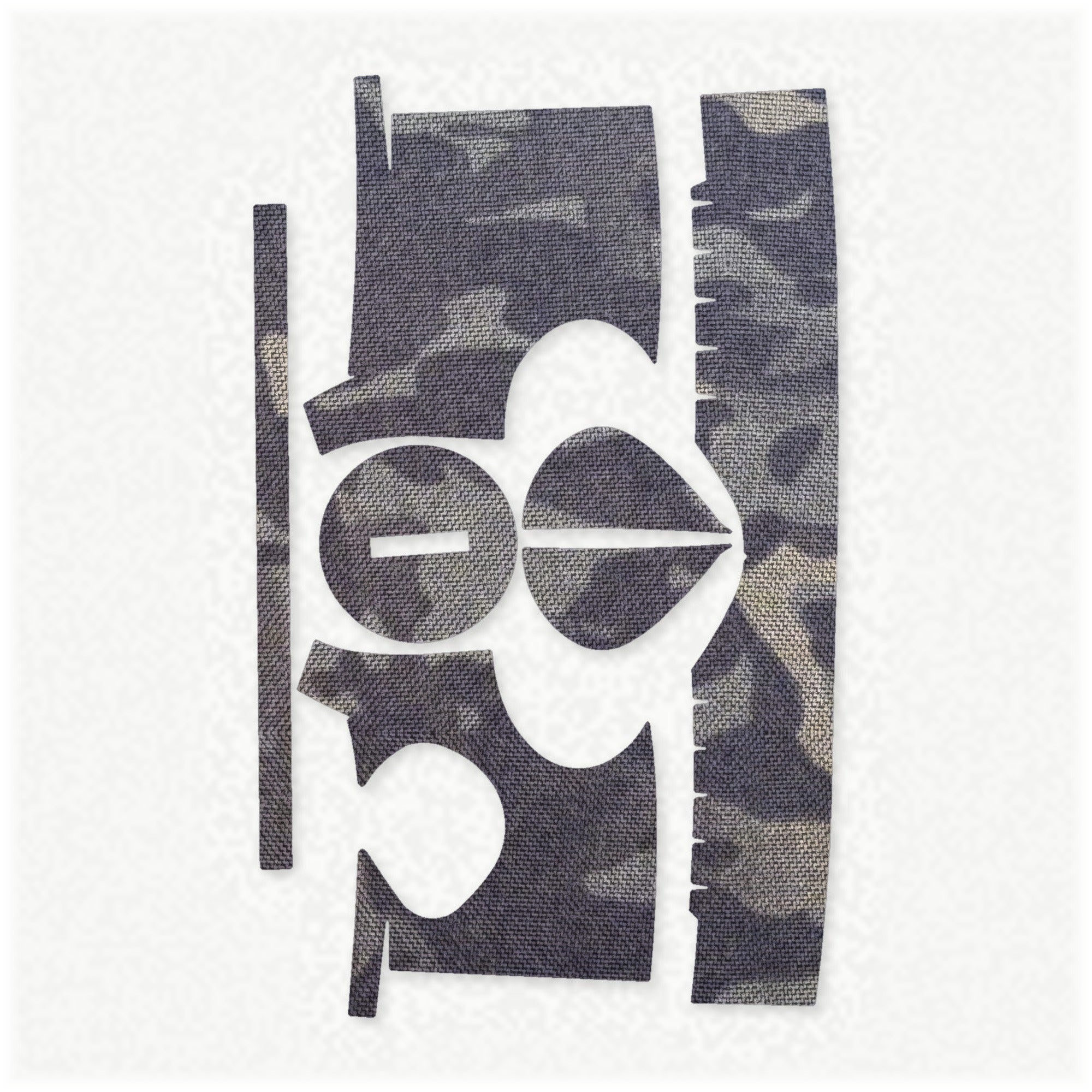 Trijicon MRO optic wrap kit outline, MultiCam Black