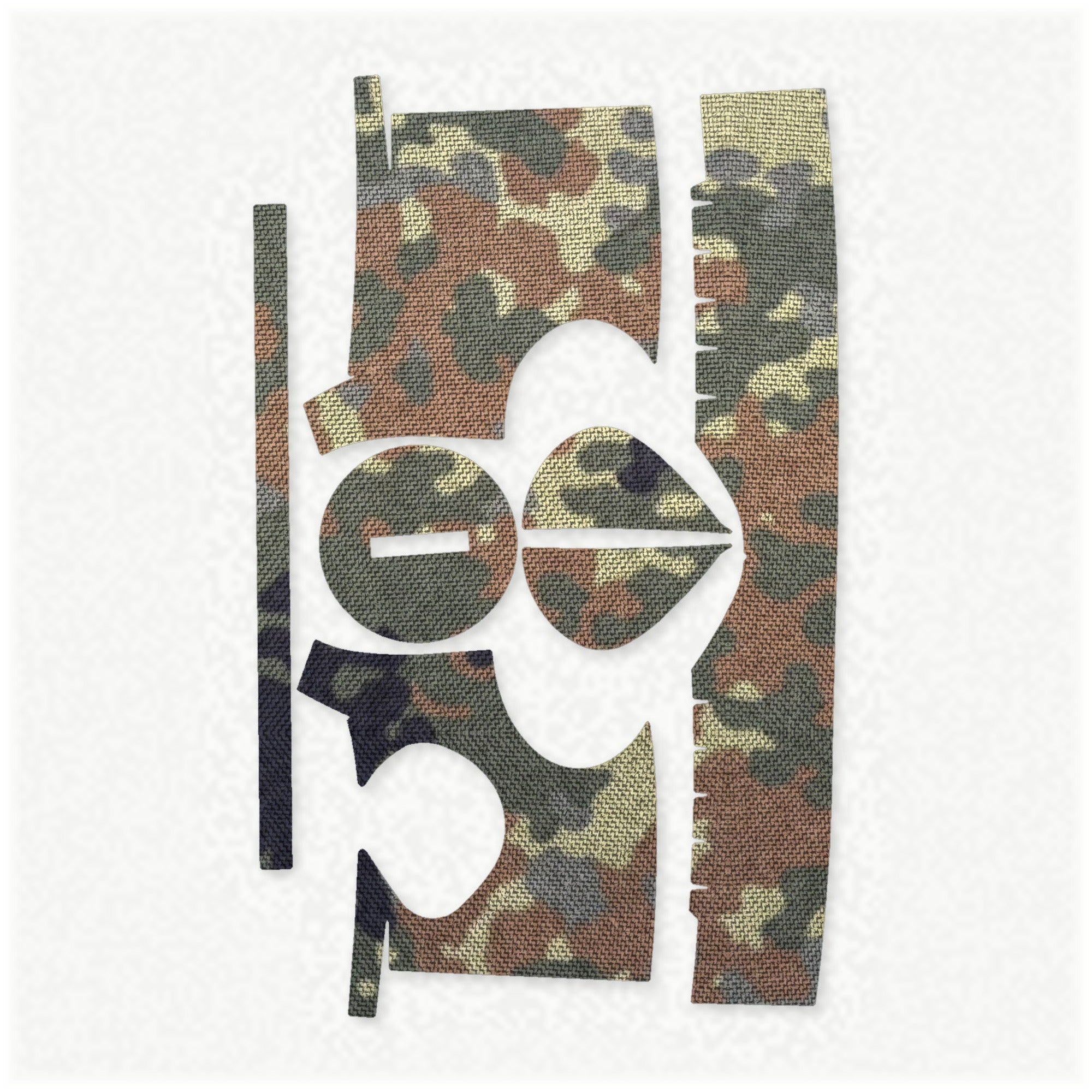 Trijicon MRO optic wrap kit outline, Flecktarn