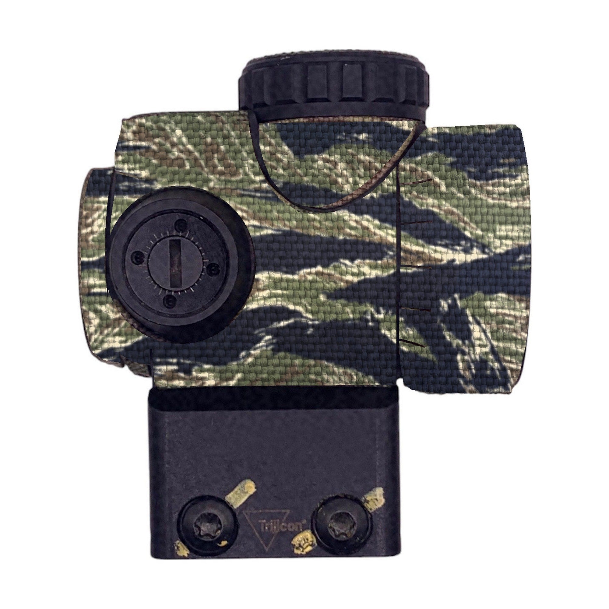 Trijicon MRO Cordura optic wrap, Tiger Stripe (Green/Black)