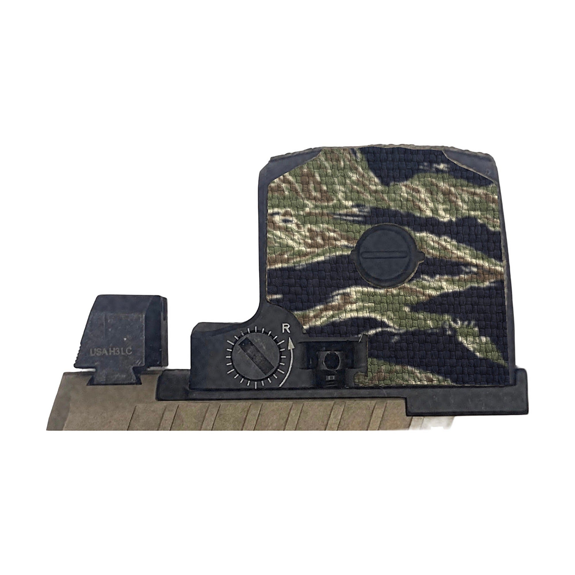 Trijicon RCR Cordura optic wrap, Tiger Stripe (Green/Black)