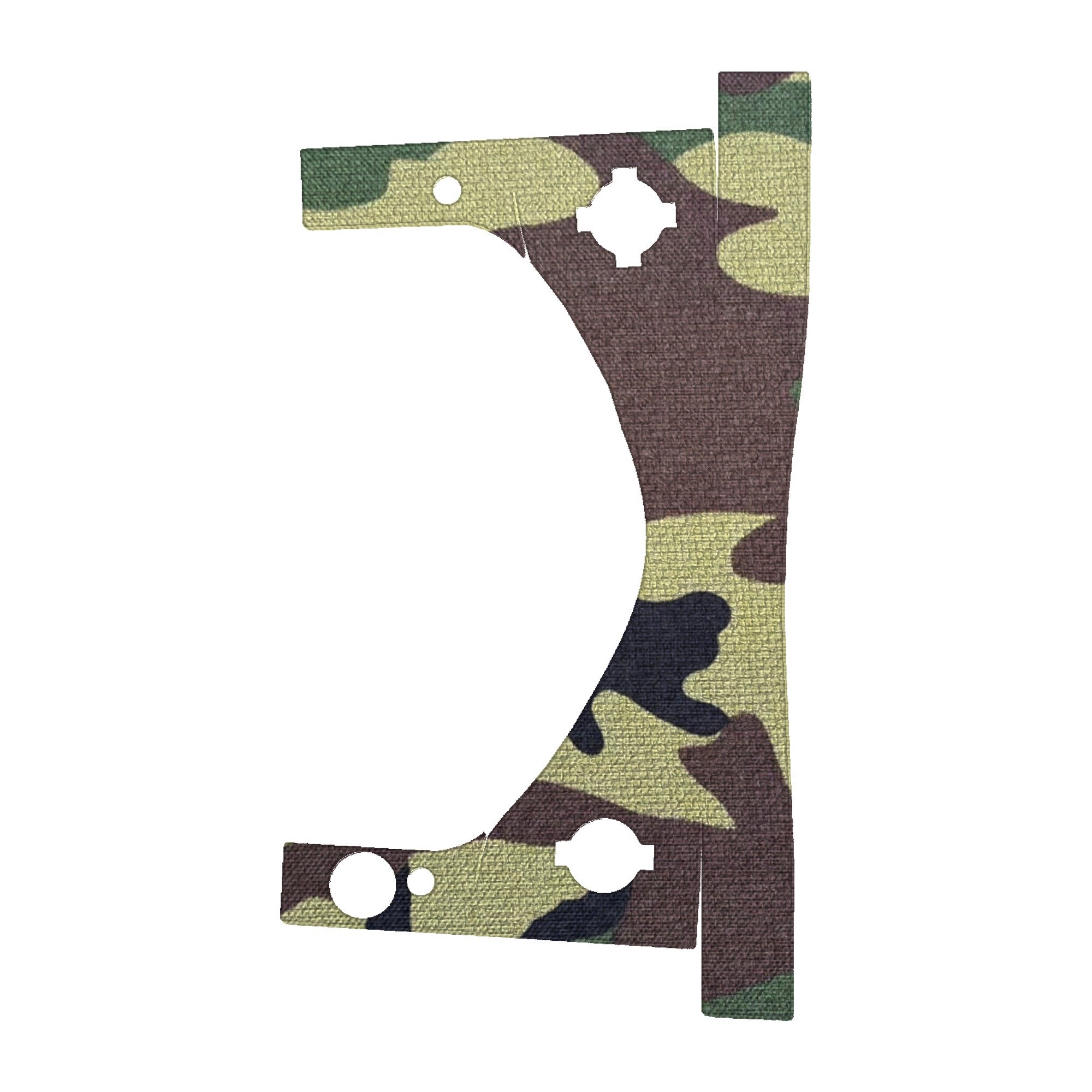 Trijicon SRO optic wrap kit outline, M81 Woodland