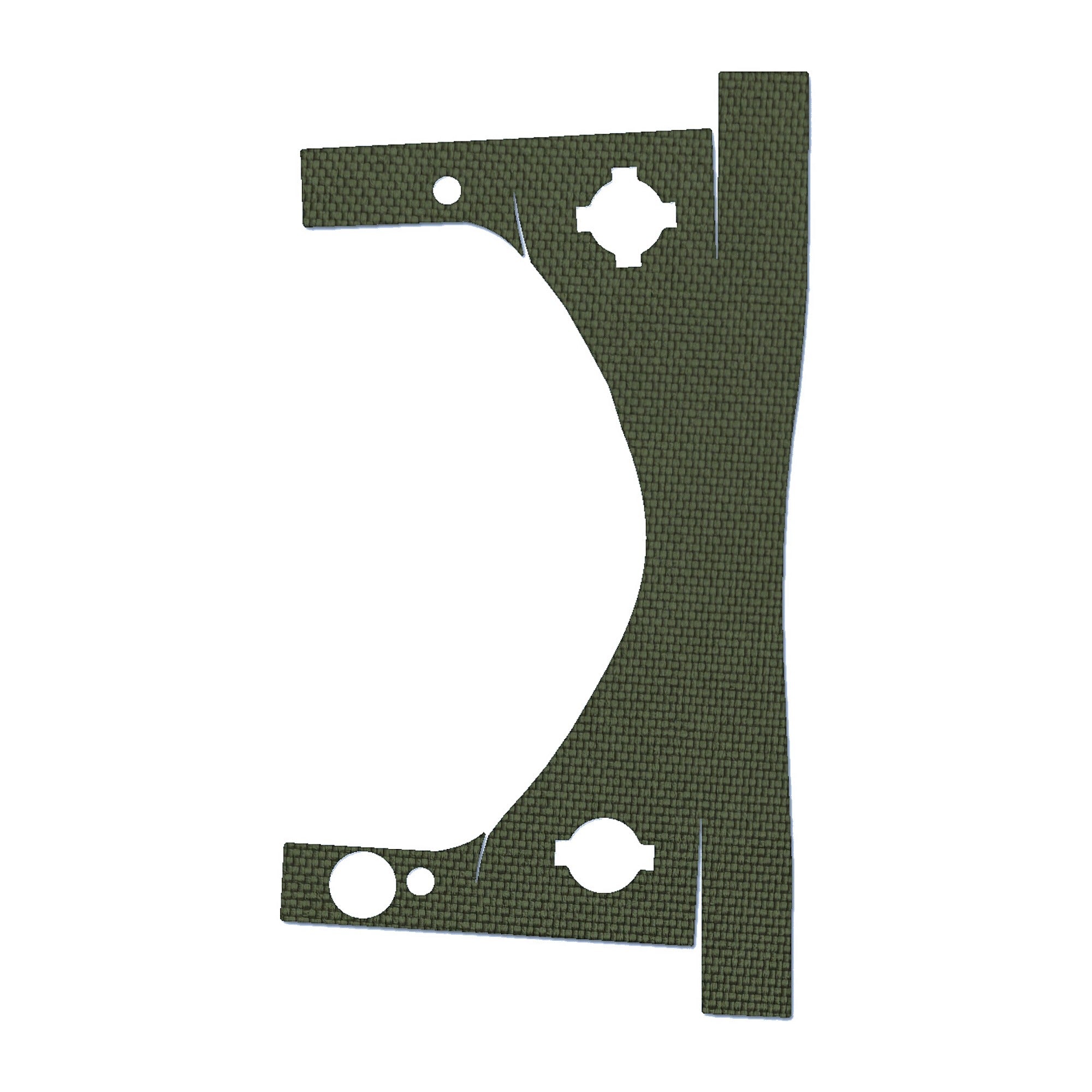 Trijicon SRO optic wrap kit outline, OD Green