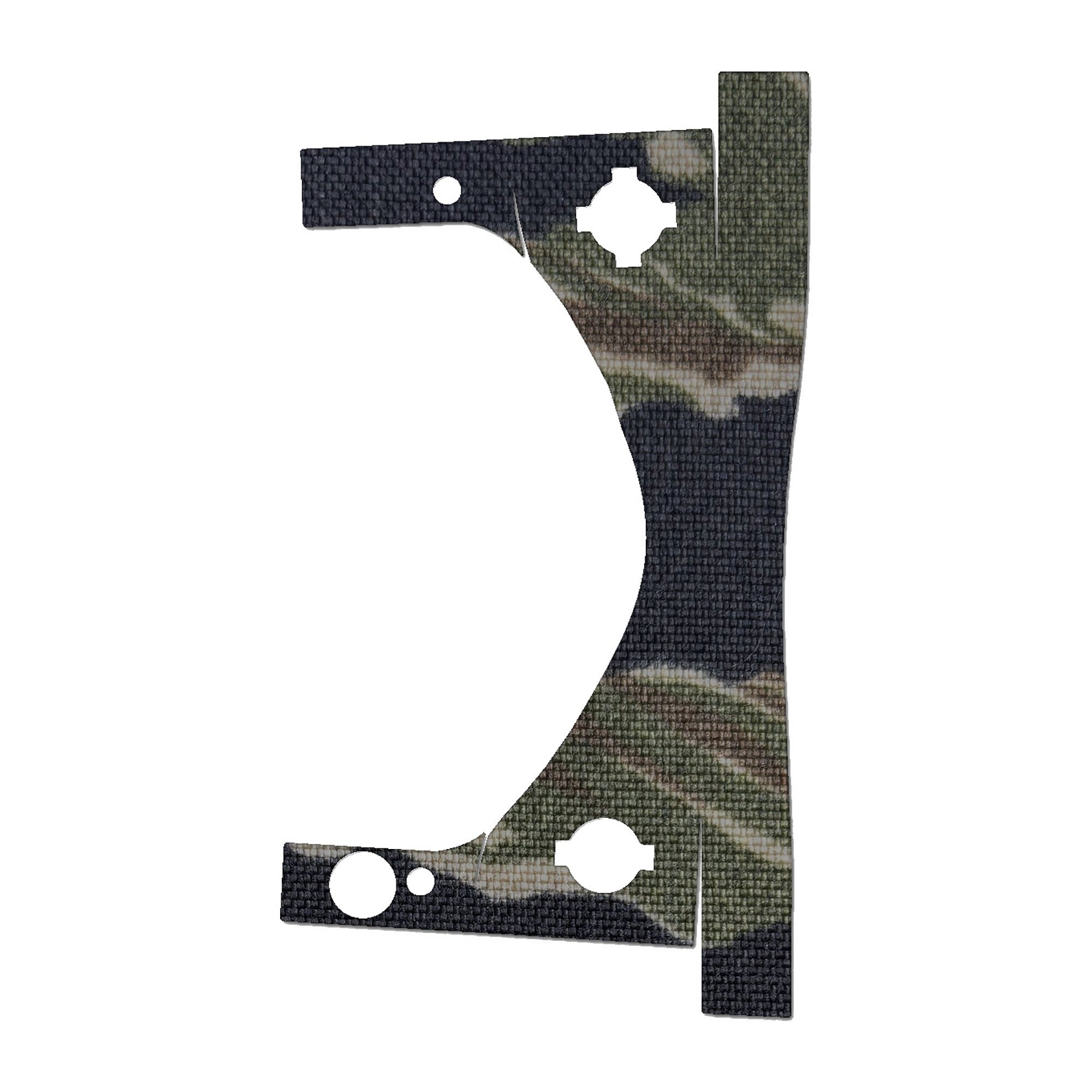Trijicon SRO optic wrap kit outline, Tiger Stripe (Green/Black)