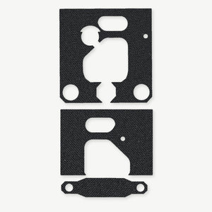 Optic Wrap Kit for Unity Tactical FAST Micro - die-cut Cordura 1000D kit pieces in Black - Combat Textiles