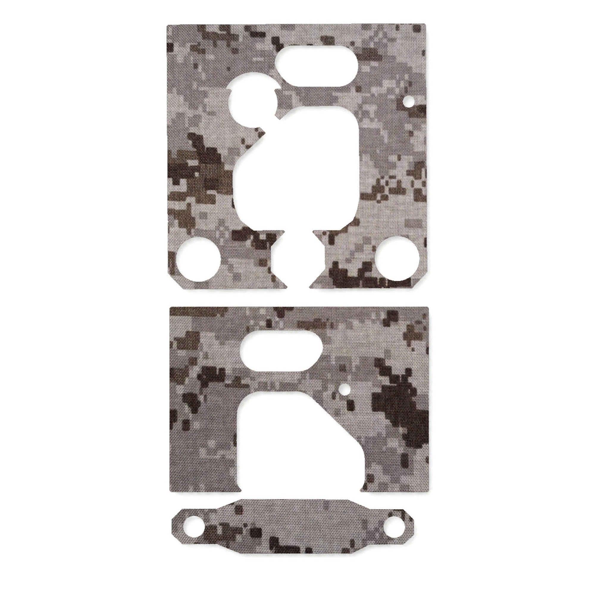 Unity Tactical FAST Micro optic wrap kit outline, ACU (Desert)