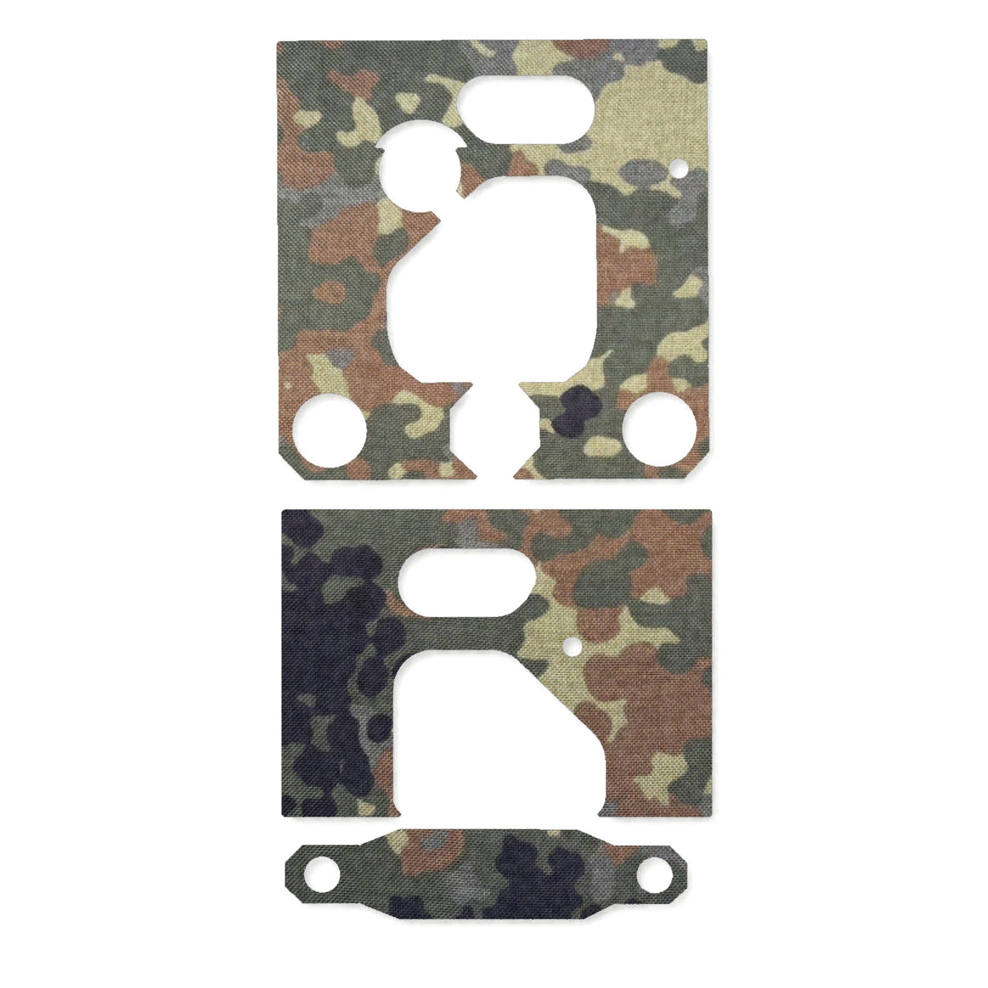 Unity Tactical FAST Micro optic wrap kit outline, Flecktarn
