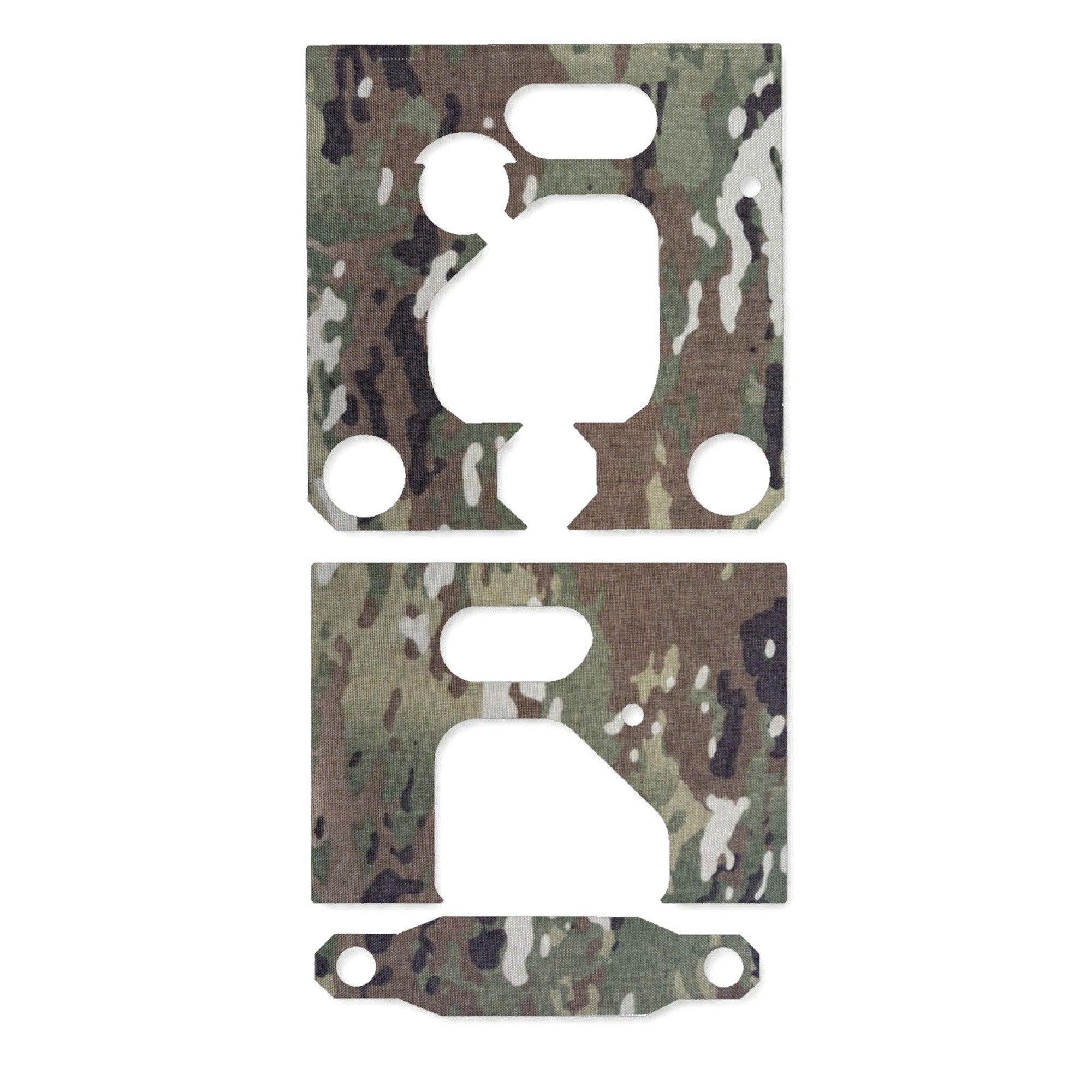 Unity Tactical FAST Micro optic wrap kit outline, MultiCam