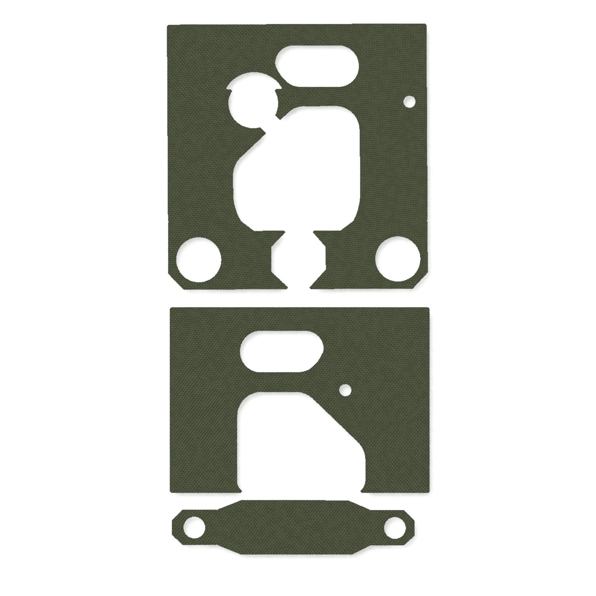 Unity Tactical FAST Micro optic wrap kit outline, OD Green