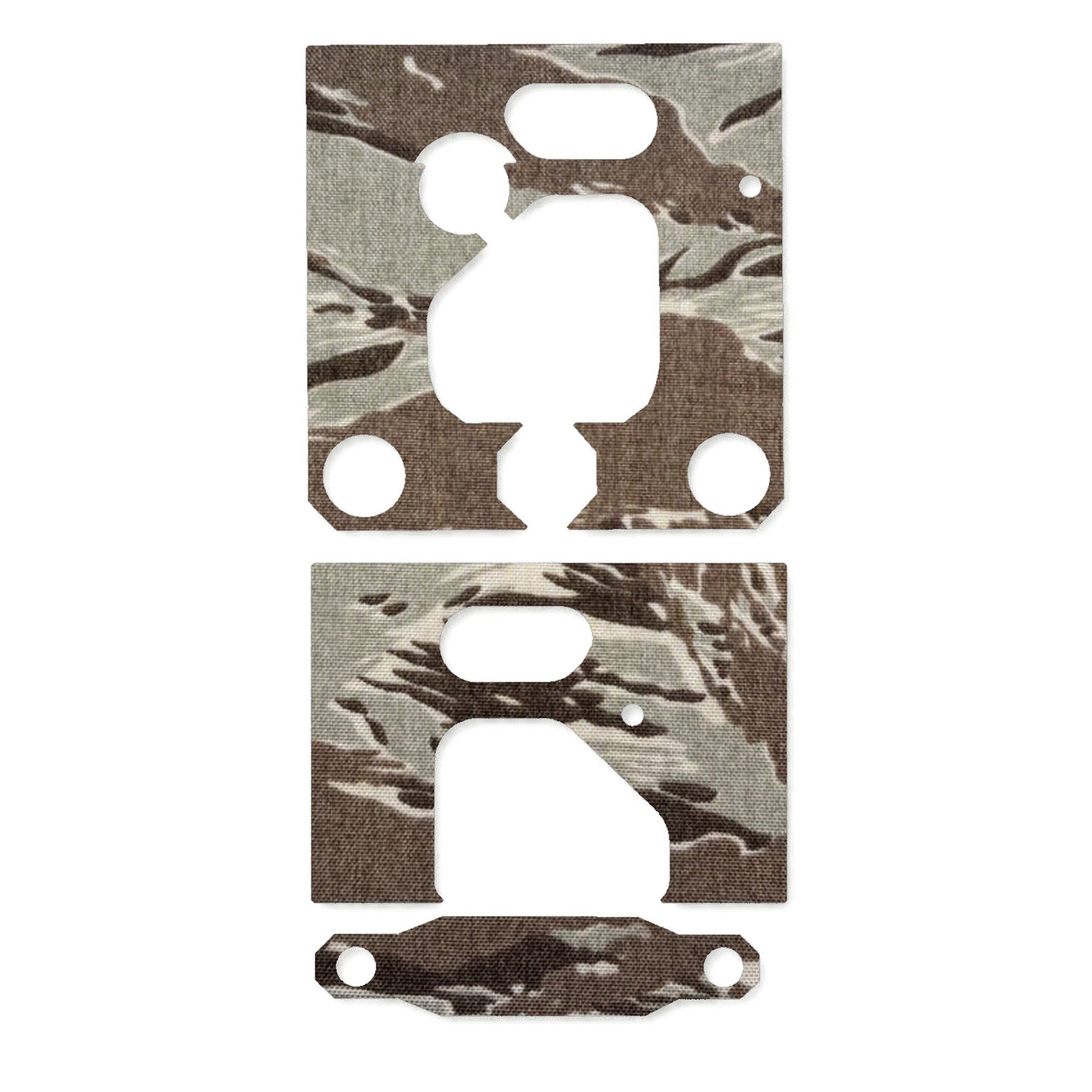 Unity Tactical FAST Micro optic wrap kit outline, Tiger Stripe (Desert)