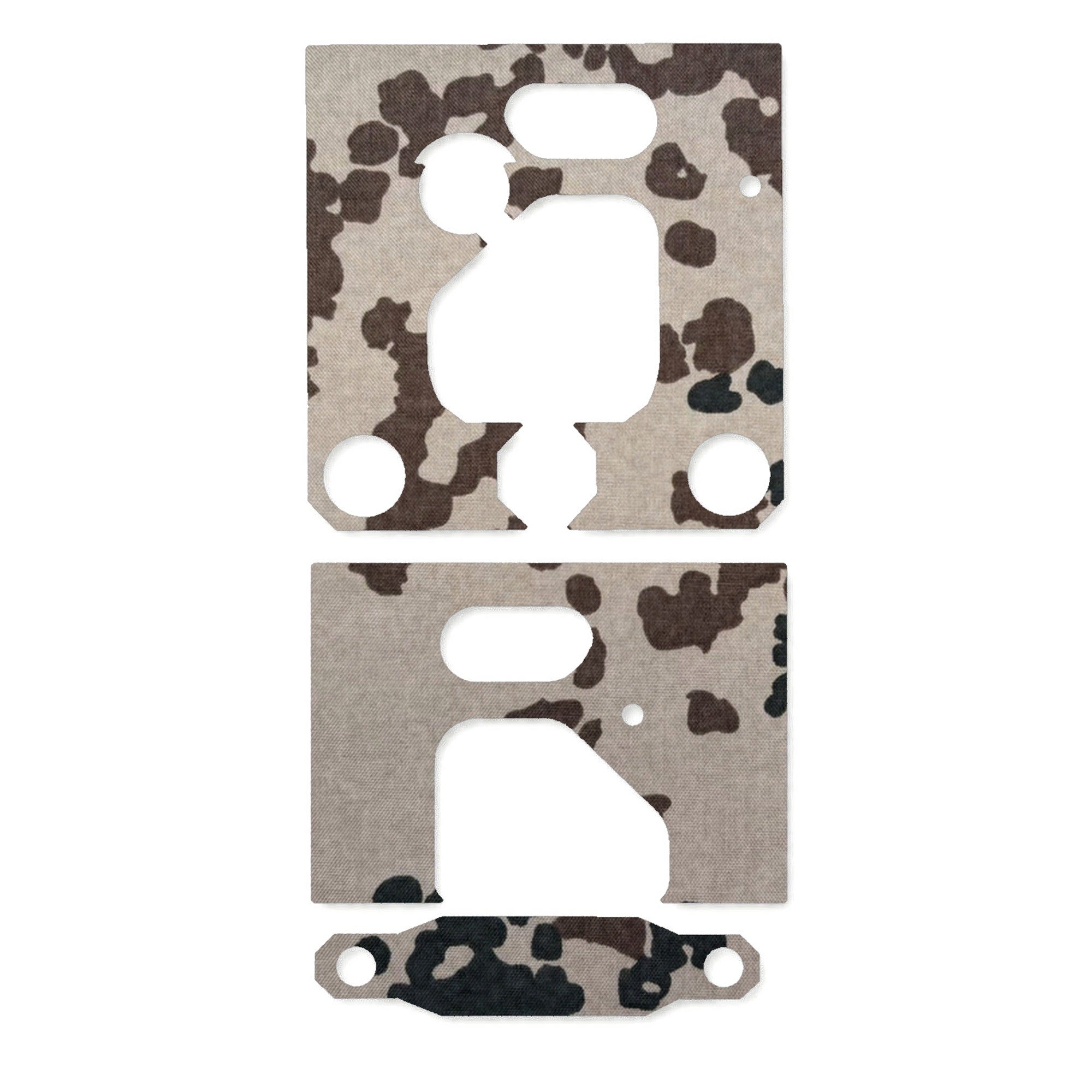 Unity Tactical FAST Micro optic wrap kit outline, Tropentarn
