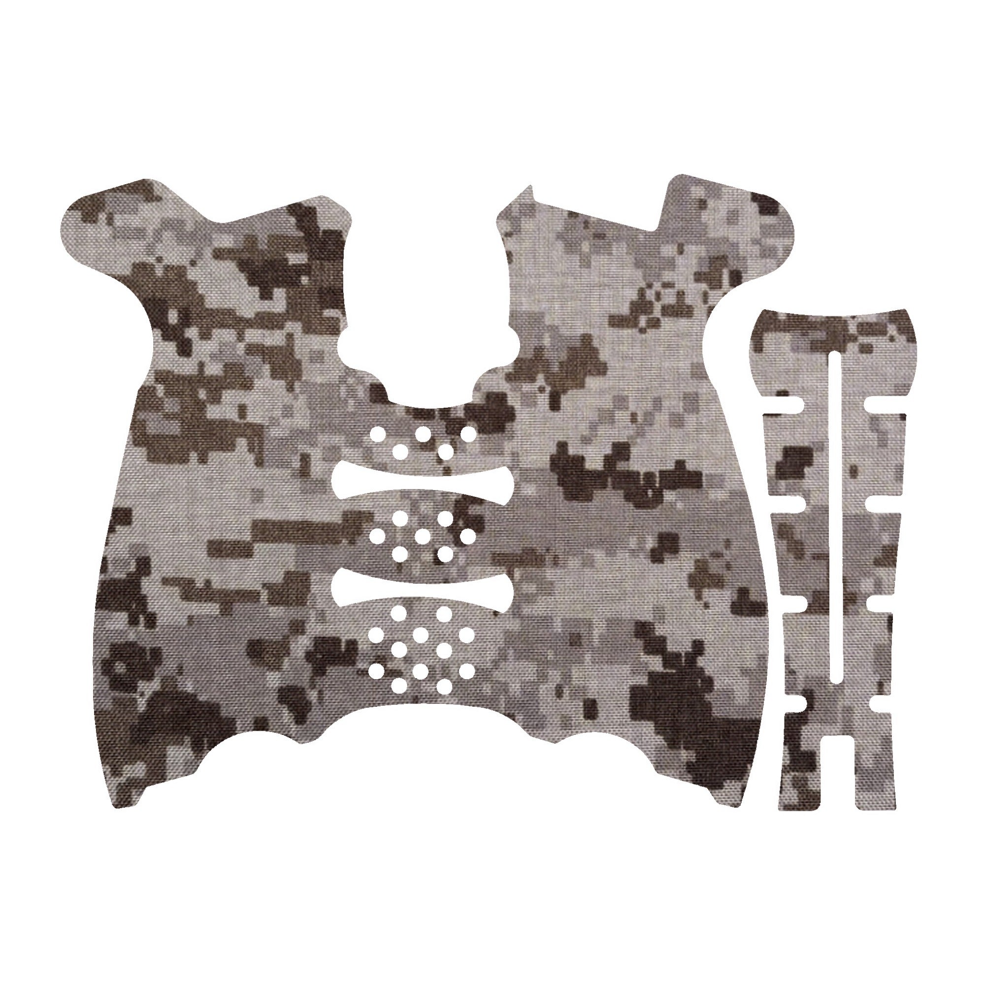 HK VP9 grip wrap kit outline, ACU (Desert)