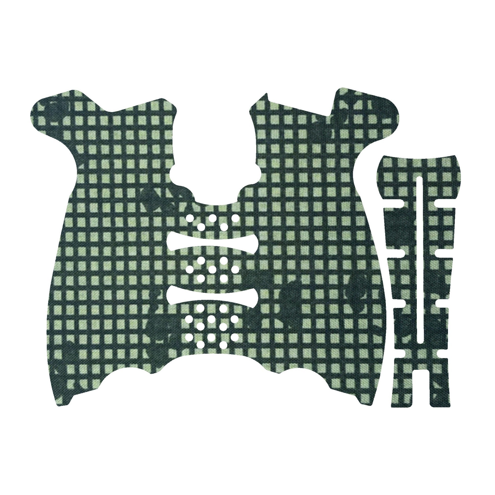 HK VP9 grip wrap kit outline, Desert Night Camo