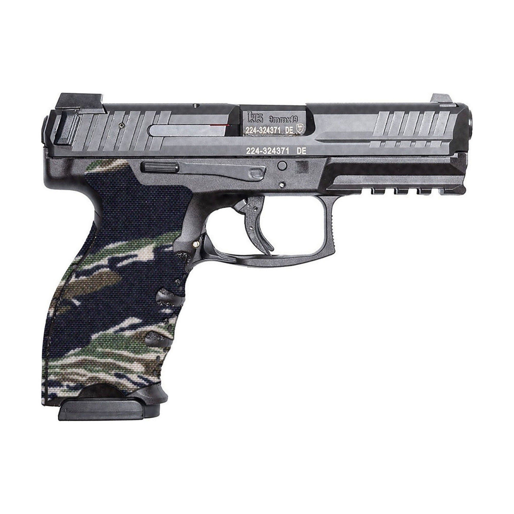 HK VP9 Cordura grip wrap, Tiger Stripe (Green/Black)