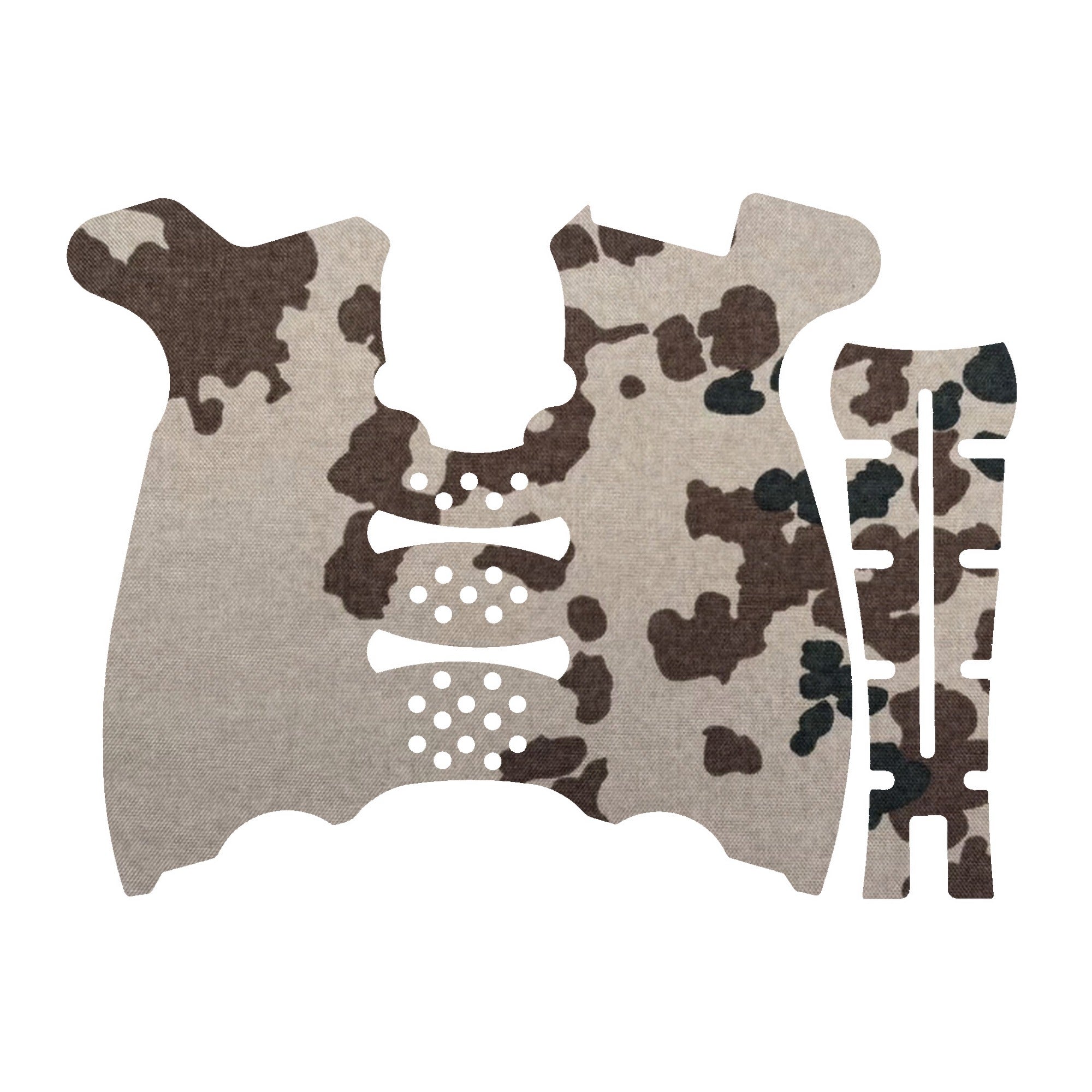 HK VP9 grip wrap kit outline, Tropentarn
