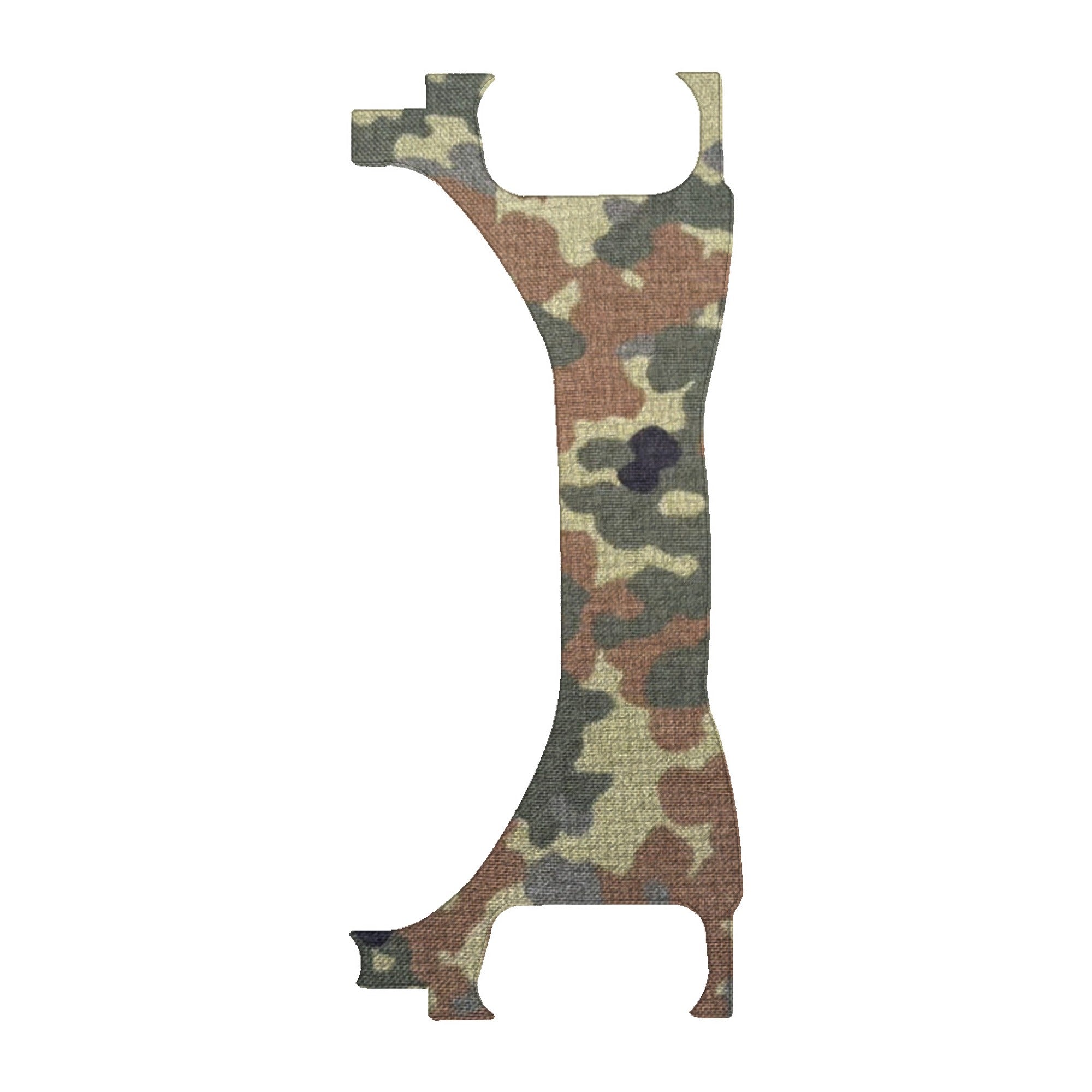 Vortex Defender CCW optic wrap kit outline, Flecktarn