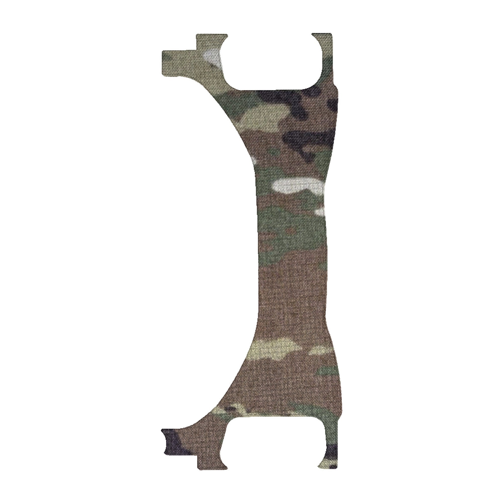 Vortex Defender CCW optic wrap kit outline, MultiCam