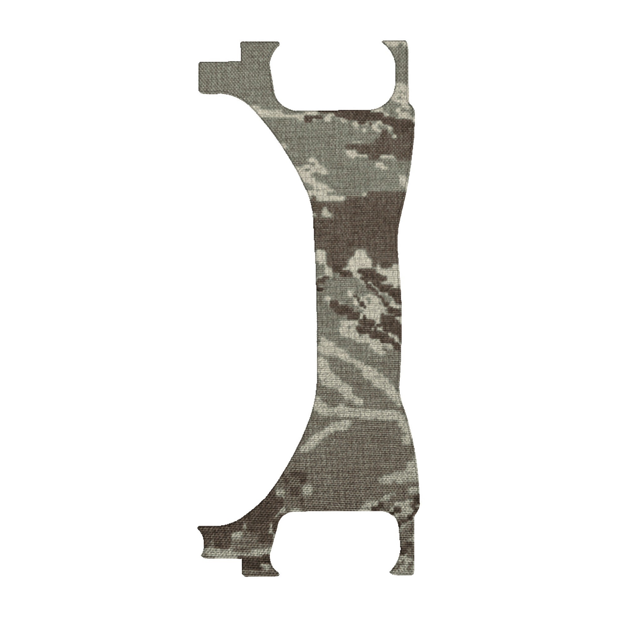 Vortex Defender CCW optic wrap kit outline, Tiger Stripe (ABU)