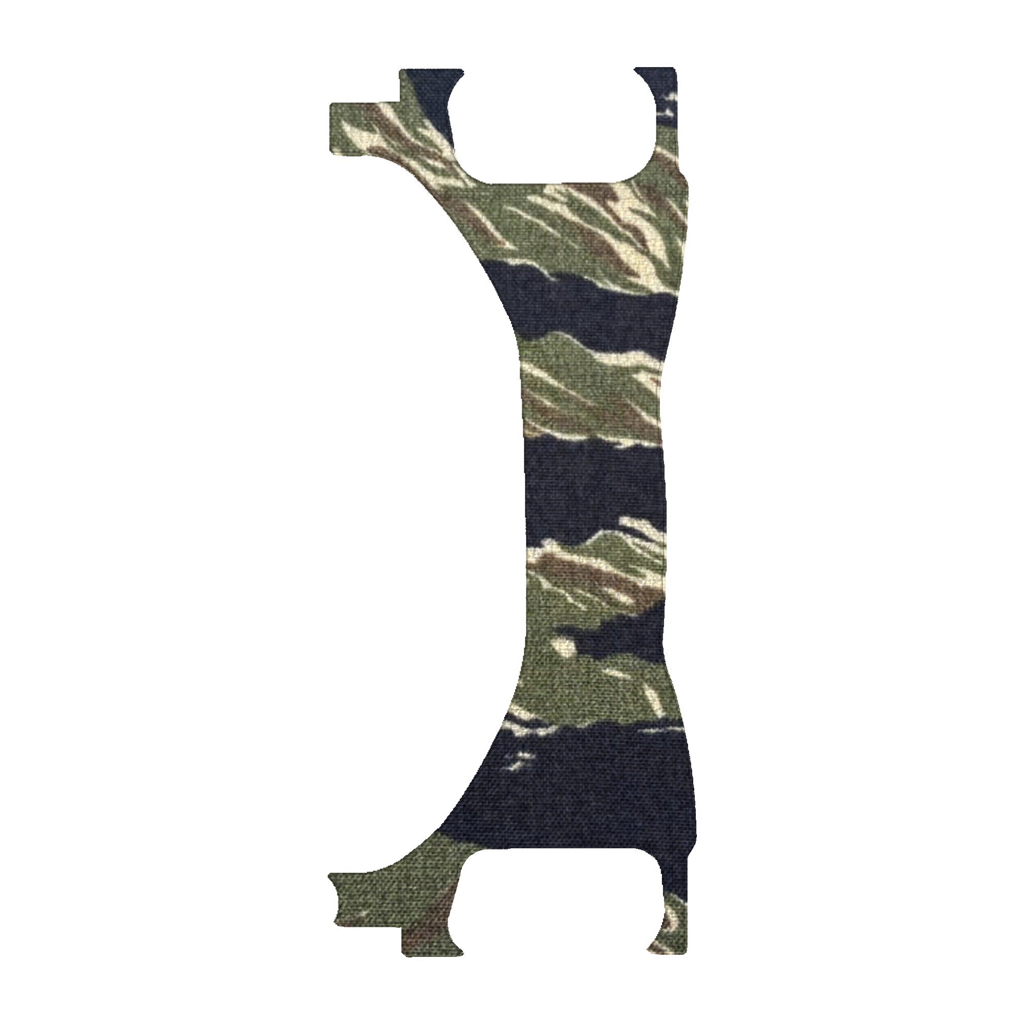 Vortex Defender CCW optic wrap kit outline, Tiger Stripe (Green/Black)