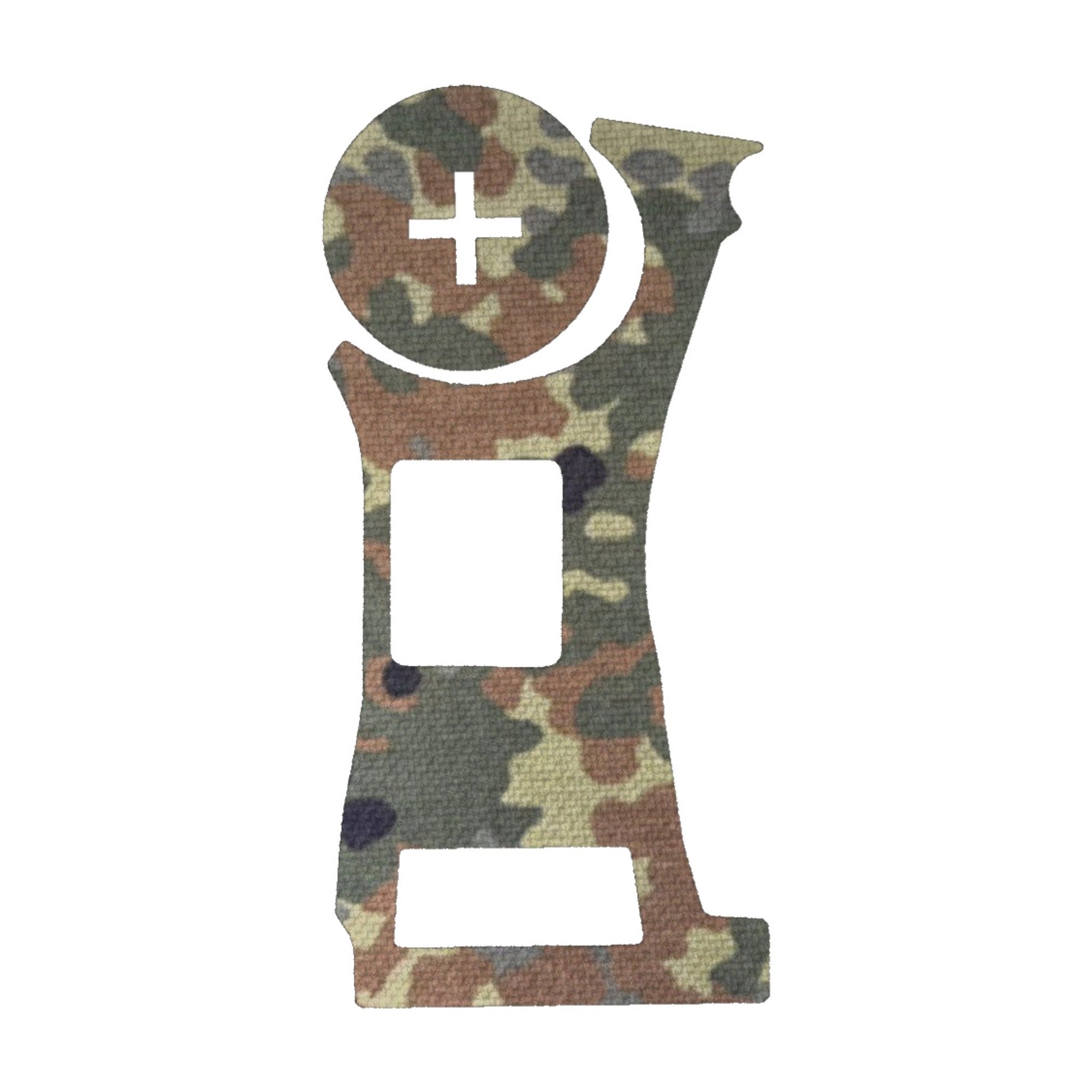 Vortex Defender CCW (Enclosed) optic wrap kit outline, Flecktarn