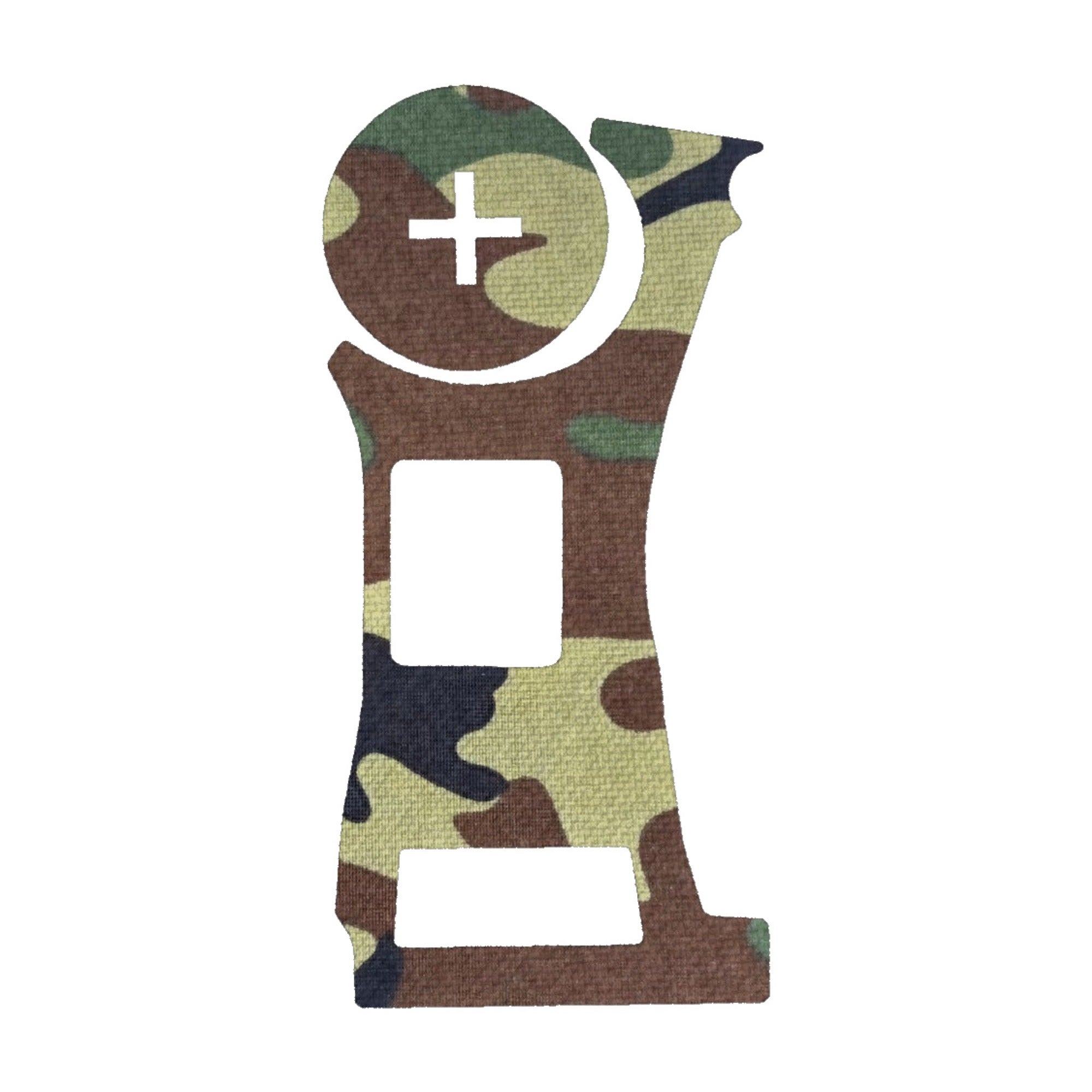 Vortex Defender CCW (Enclosed) optic wrap kit outline, M81 Woodland