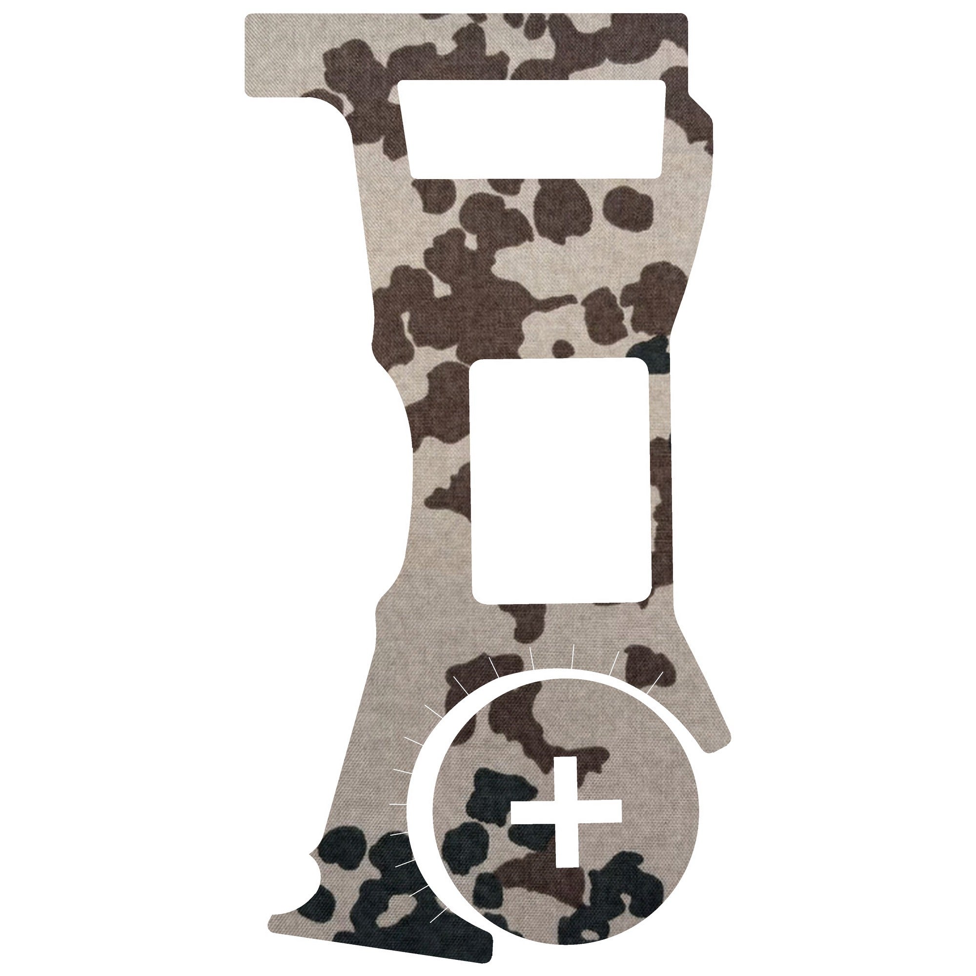 Vortex Defender ST (Enclosed) optic wrap kit outline, Tropentarn