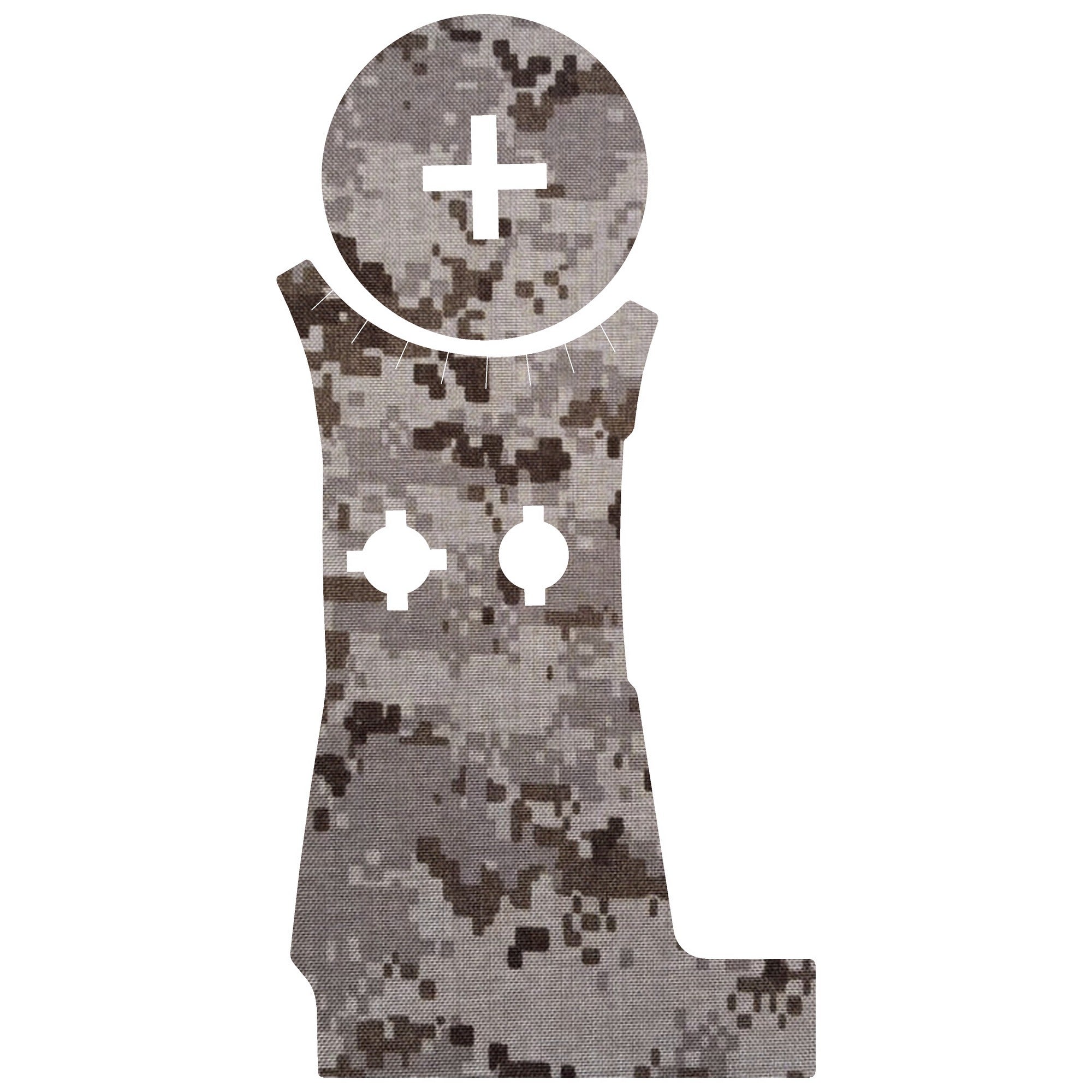 Vortex Venom (Enclosed) optic wrap kit outline, ACU (Desert)
