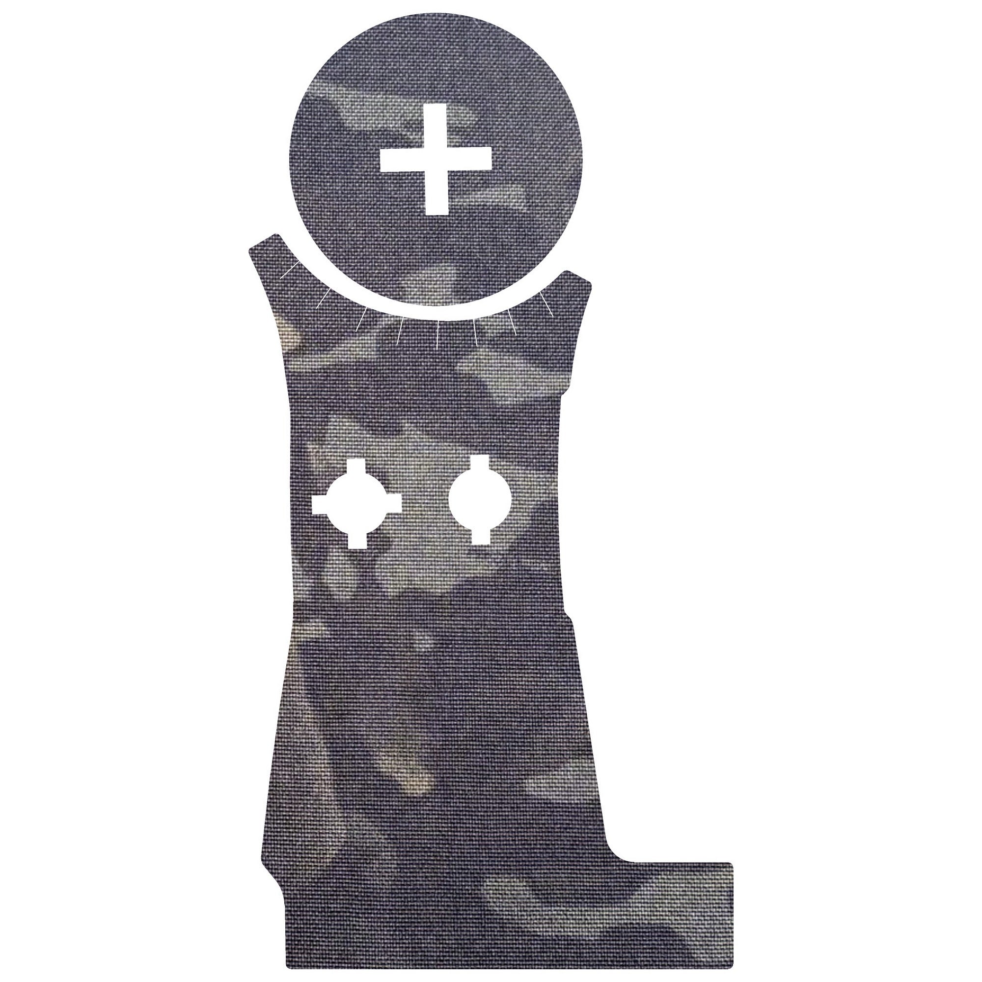 Vortex Venom (Enclosed) optic wrap kit outline, MultiCam Black